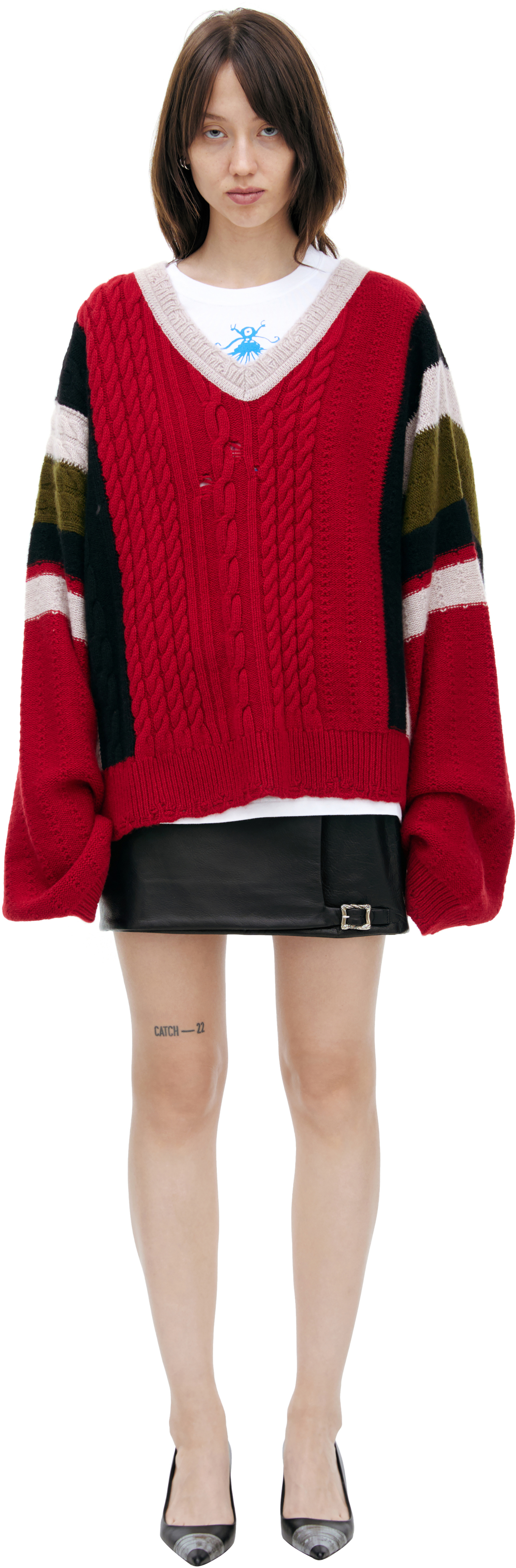 Enfants Riches Déprimés Свитер с V-вырезом