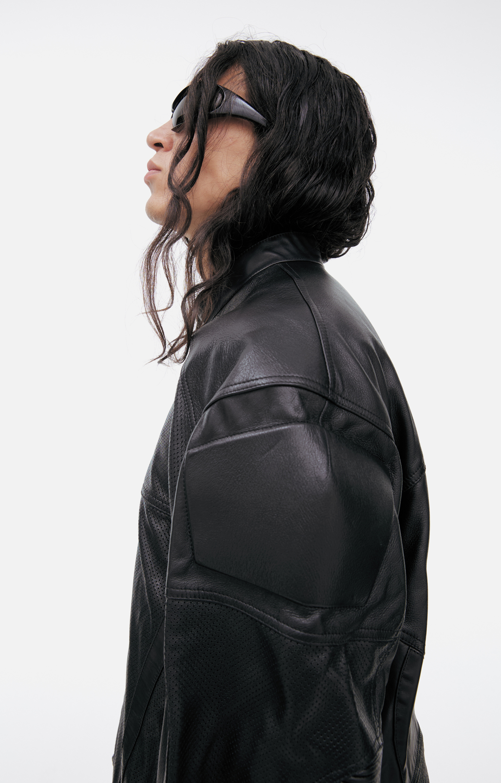 Balenciaga Черная куртка из кожи