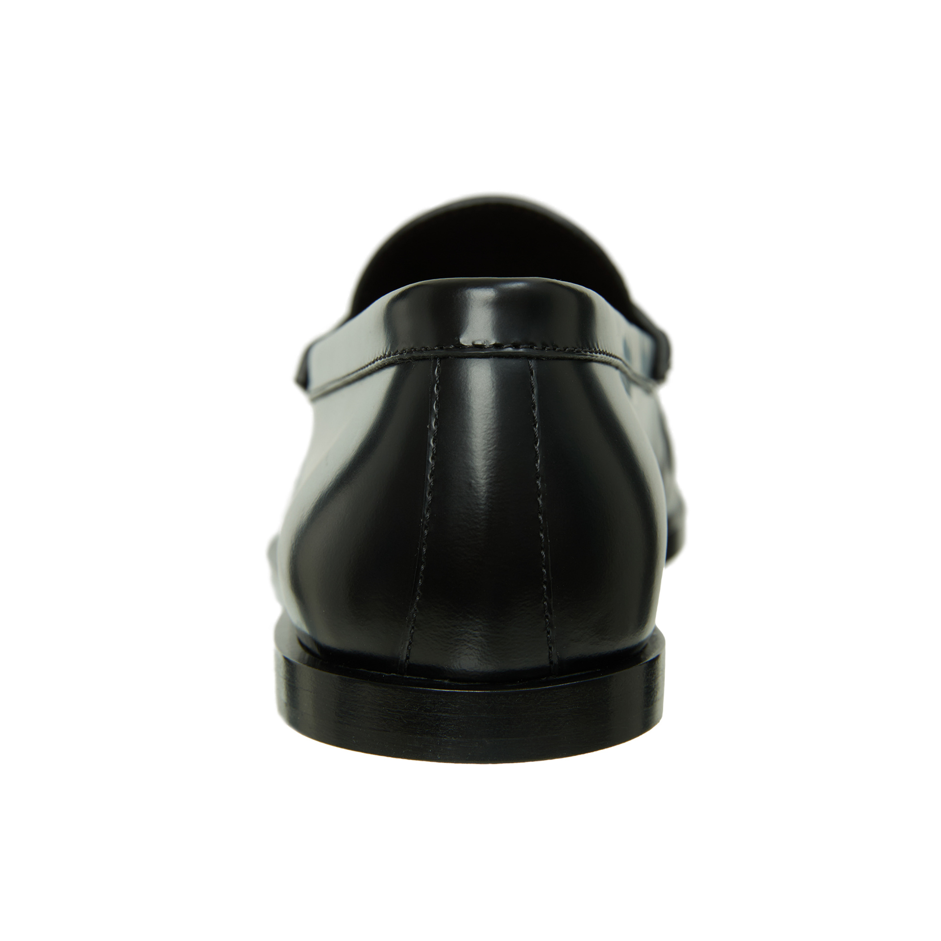 The Row Черные лоферы из кожи