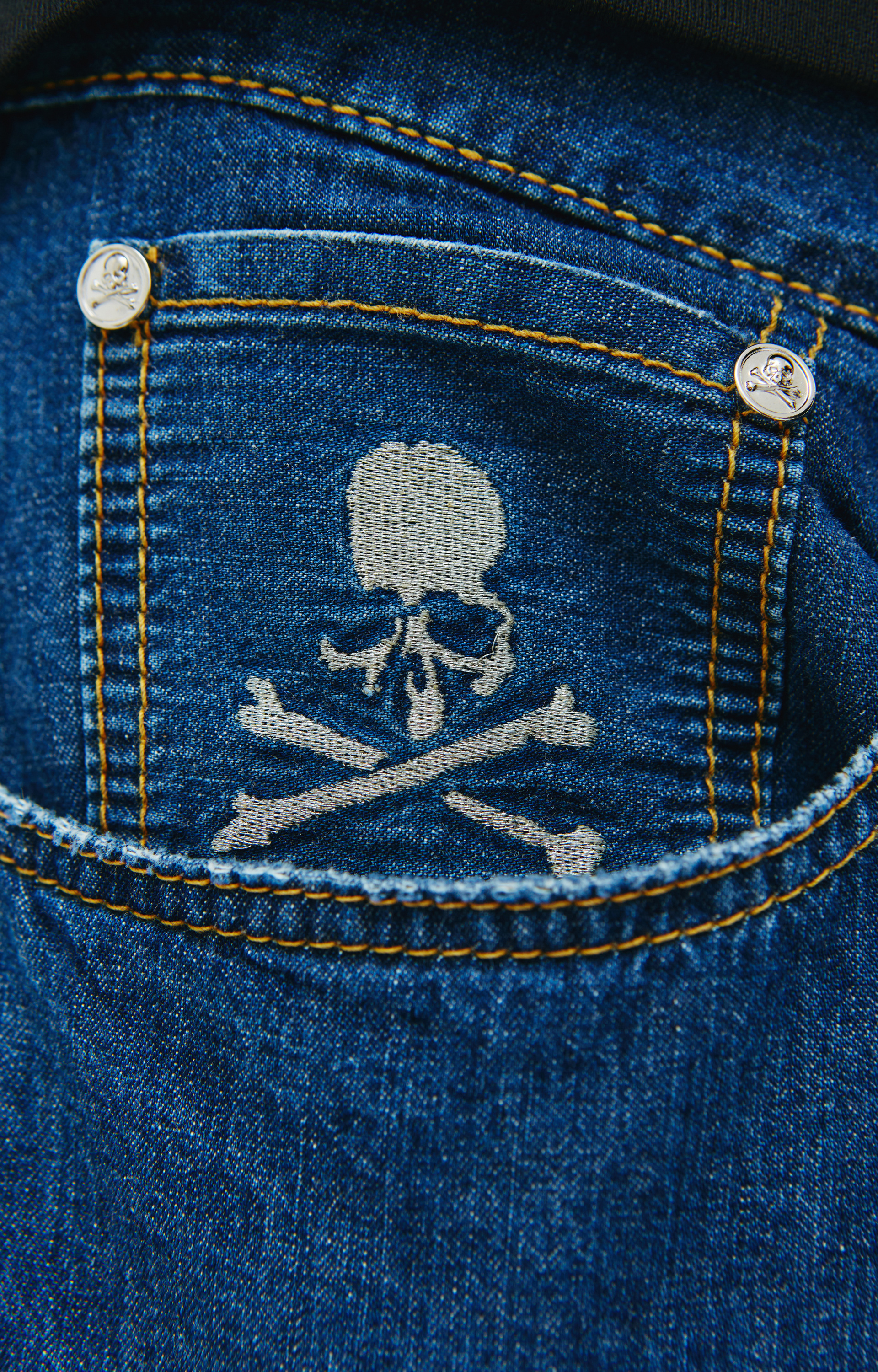 Mastermind WORLD Синие джинсовые шорты