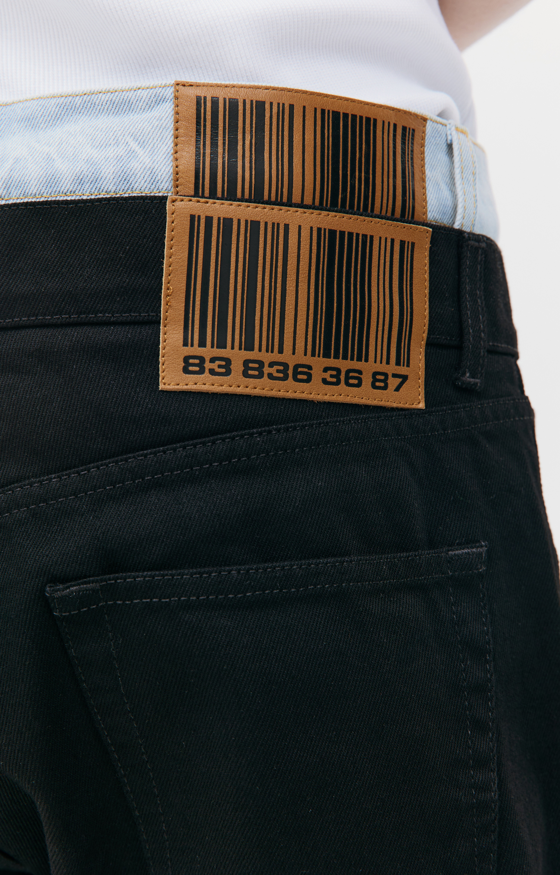 VTMNTS Джинсы с двойным поясом