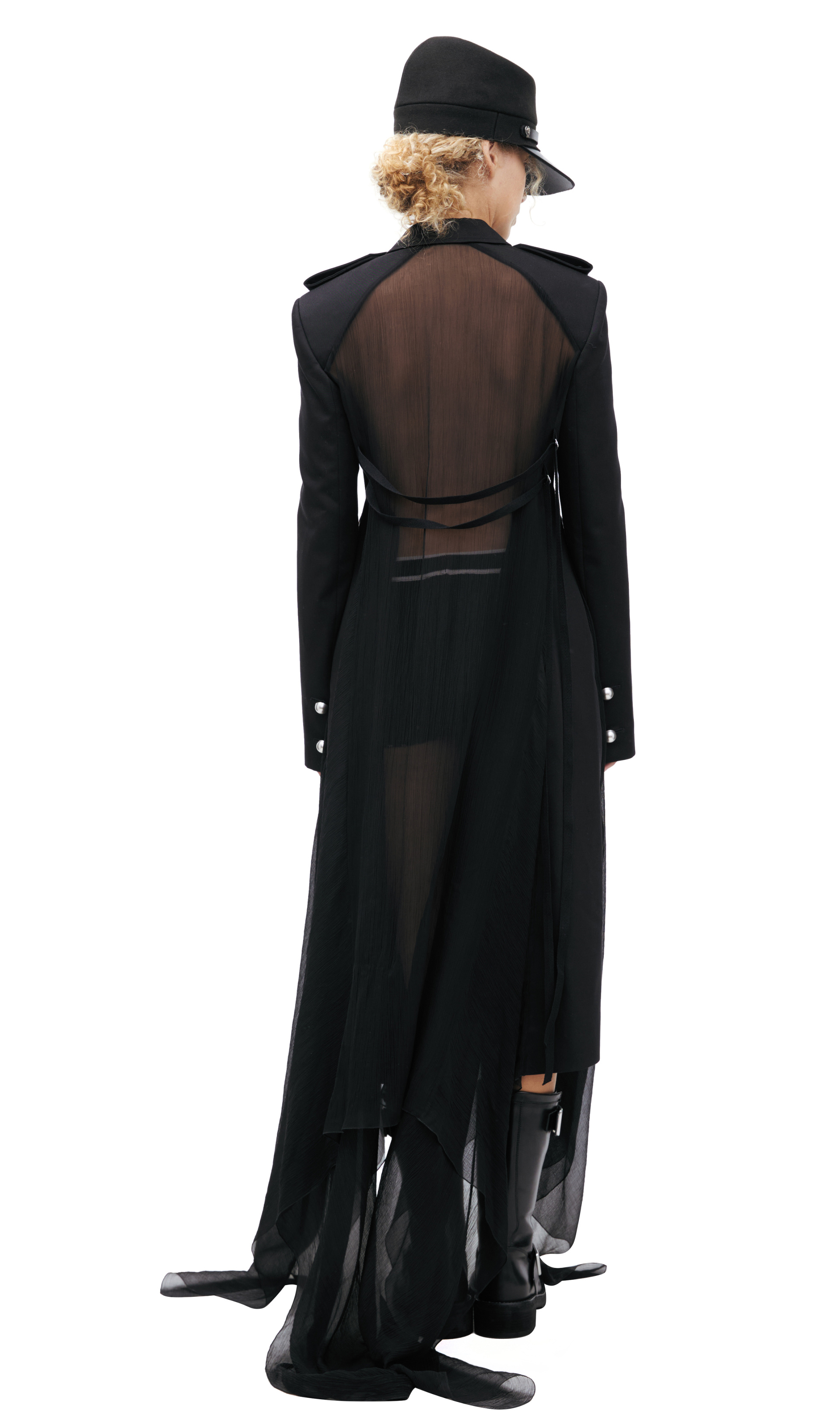 Ann Demeulemeester Асимметричное пальто