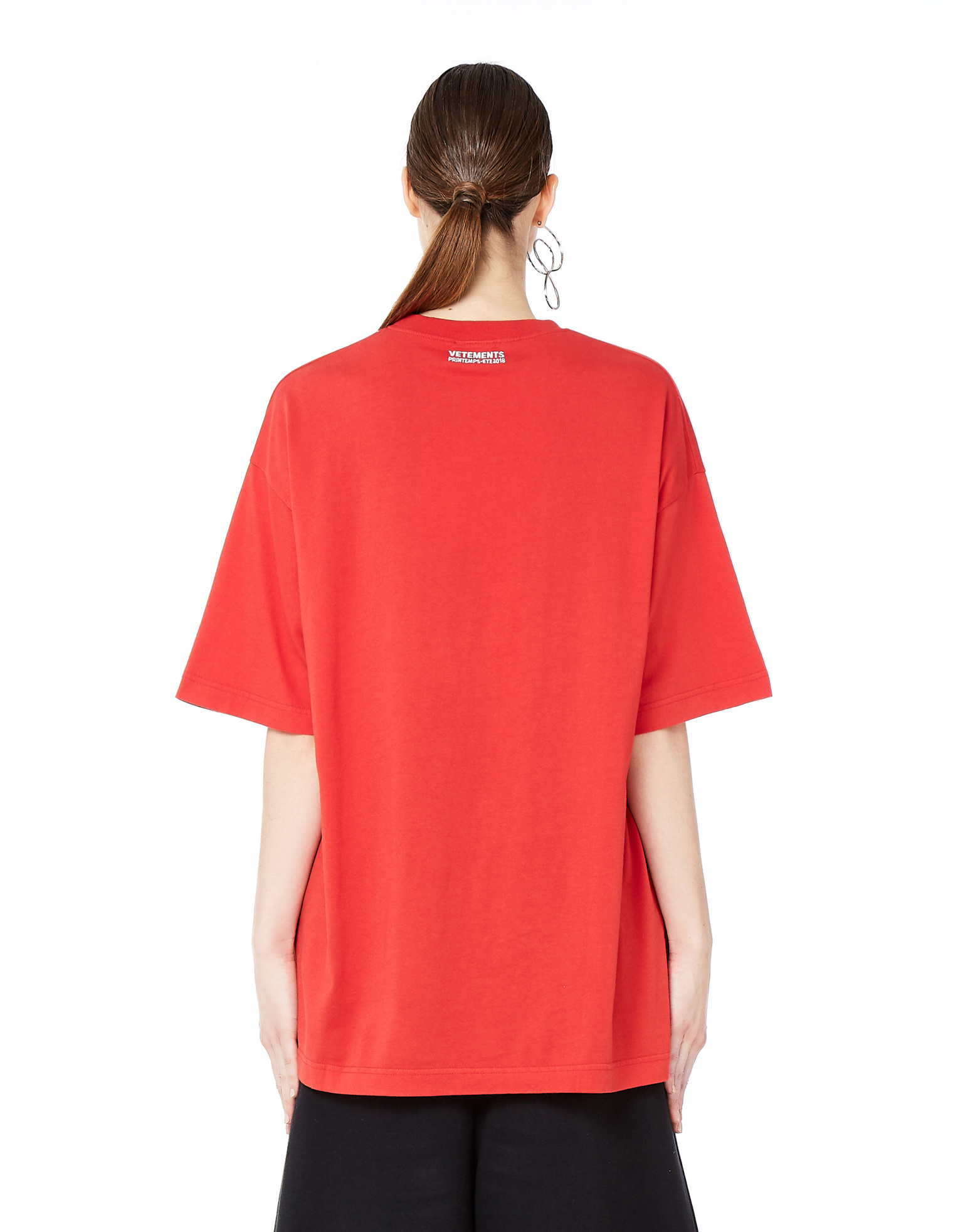 VETEMENTS Футболка из хлопка Haute Couture