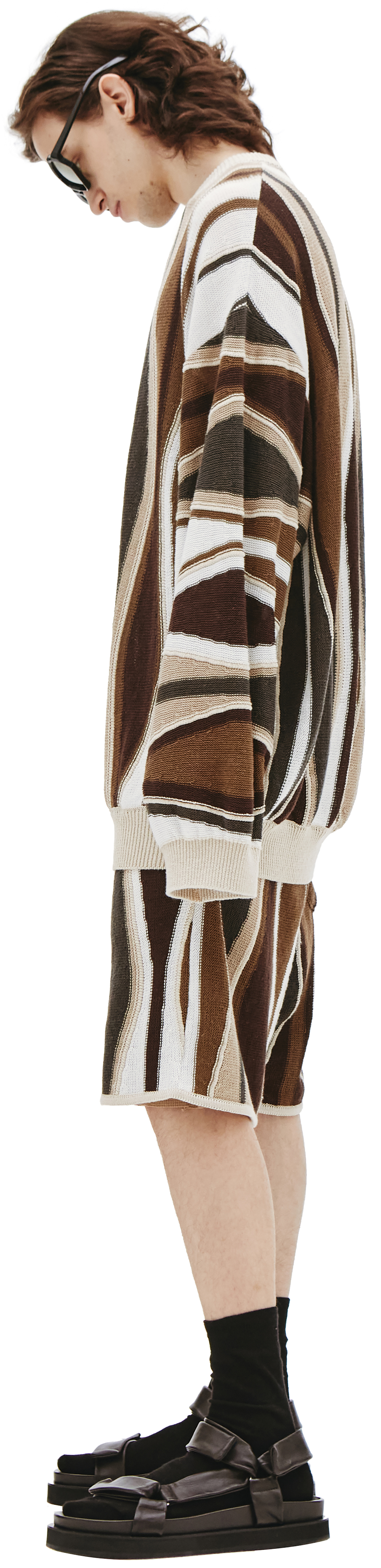 Children of the discordance Вязаный свитер в полоску