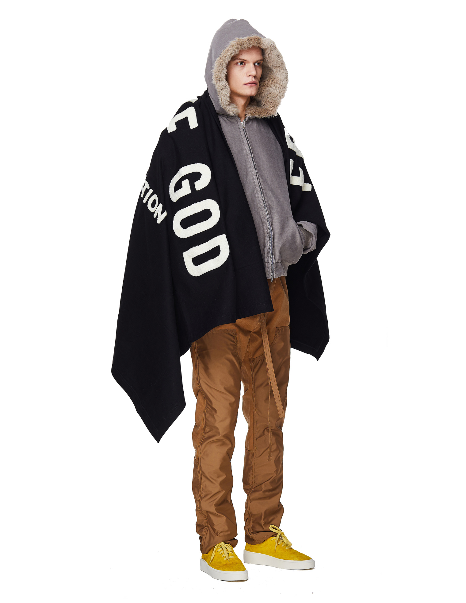 Fear of God Хлопковая куртка с искусственным мехом