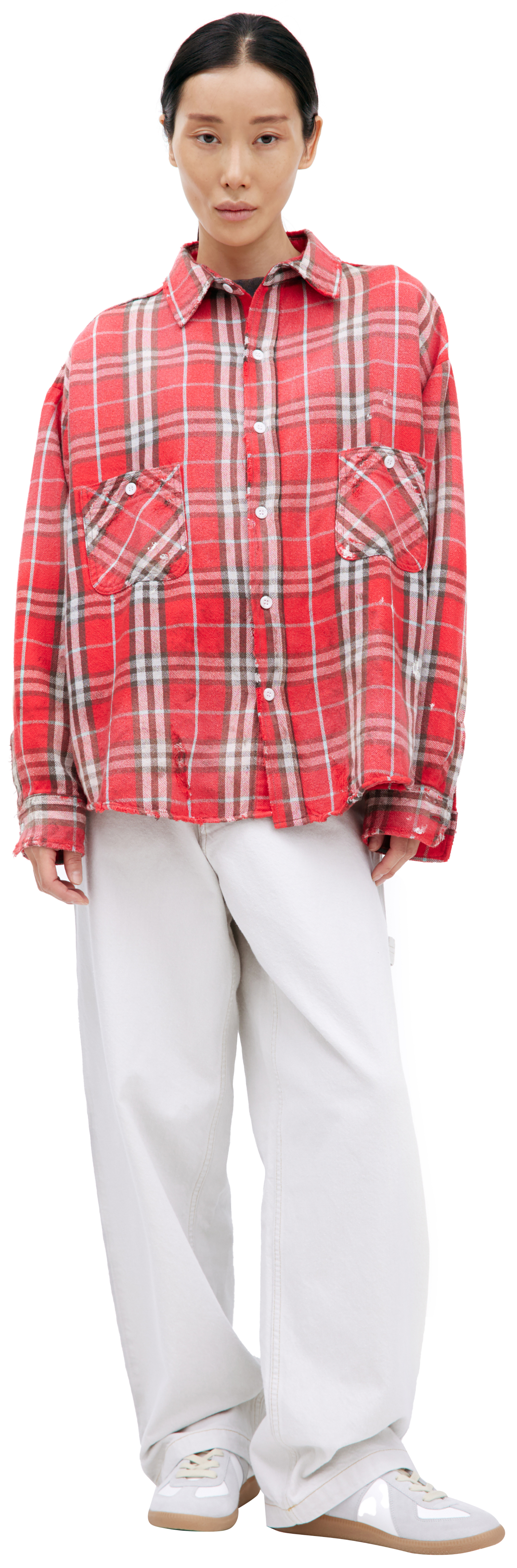 Saint Mxxxxxx Красная рубашка в клетку