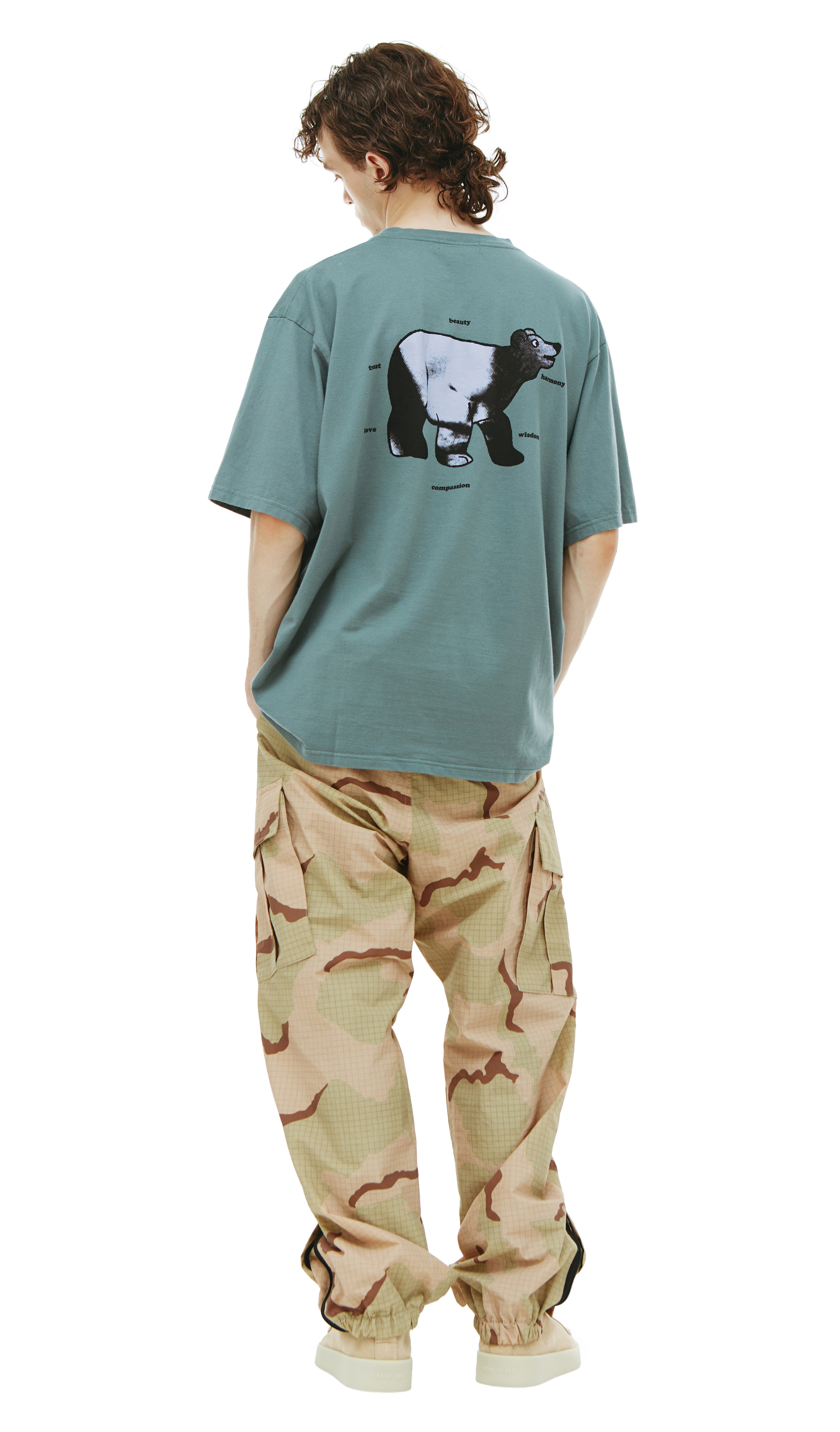 Undercover Хлопковая футболка с принтом