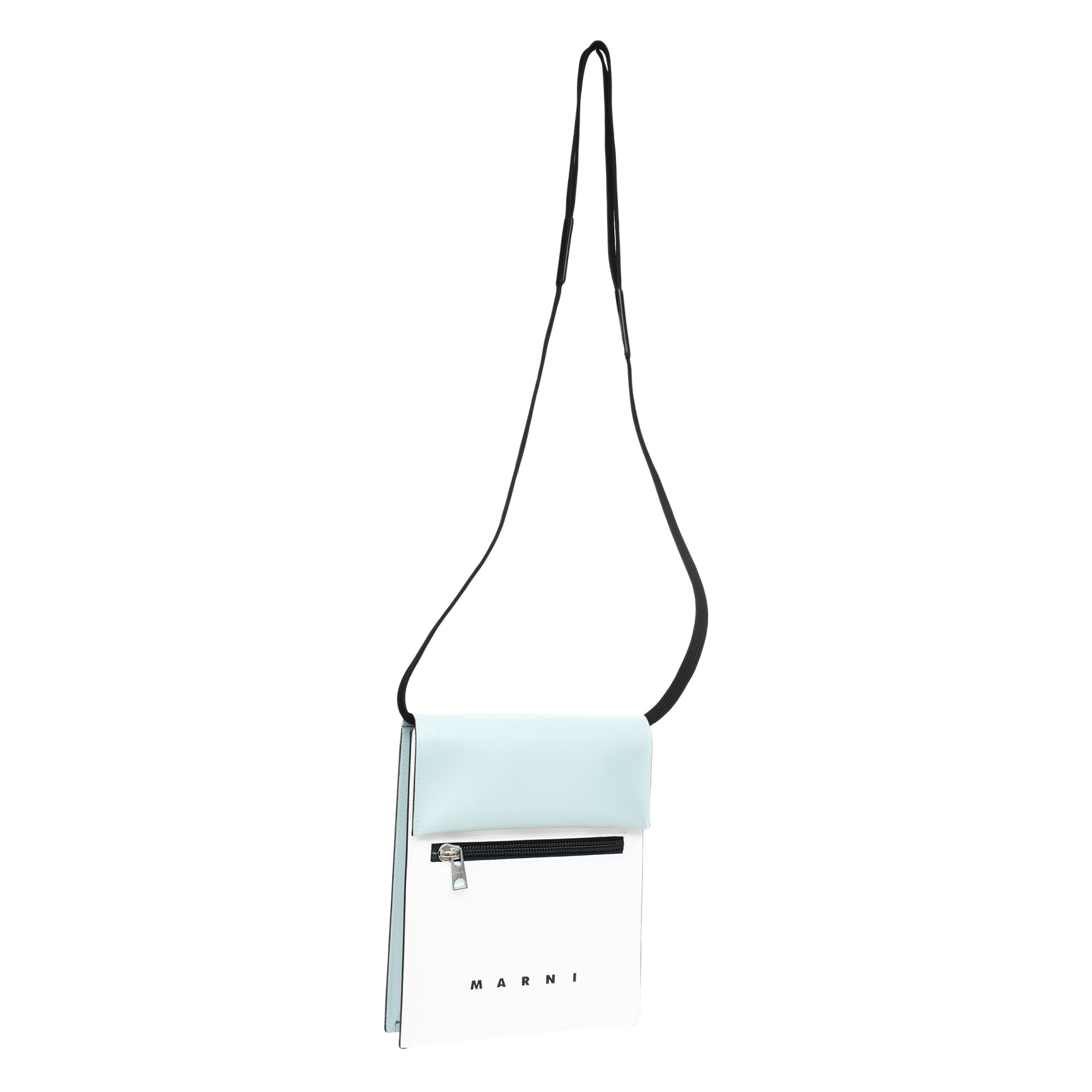 Marni Двухцветная сумка Tribeca с логотипом