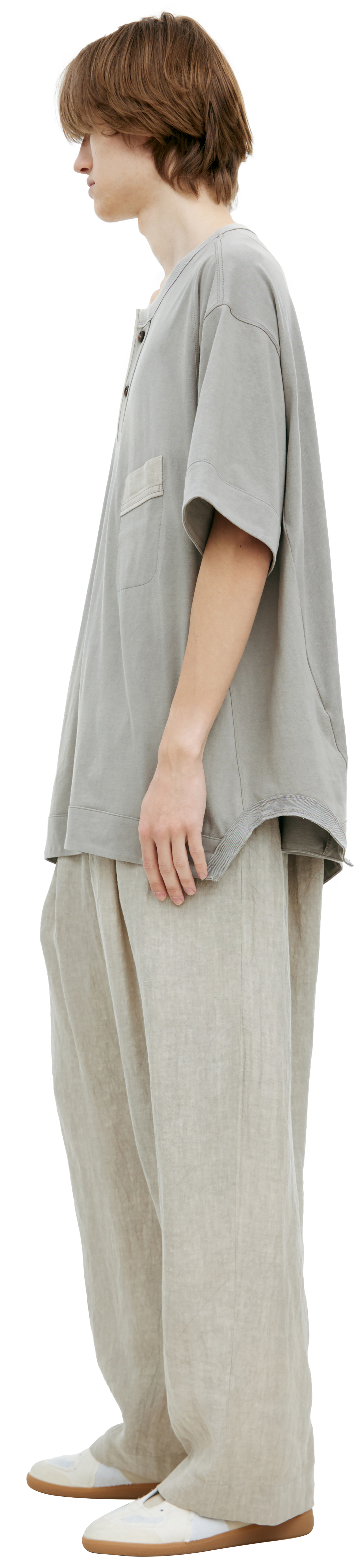 Ziggy Chen Футболка на пуговицах