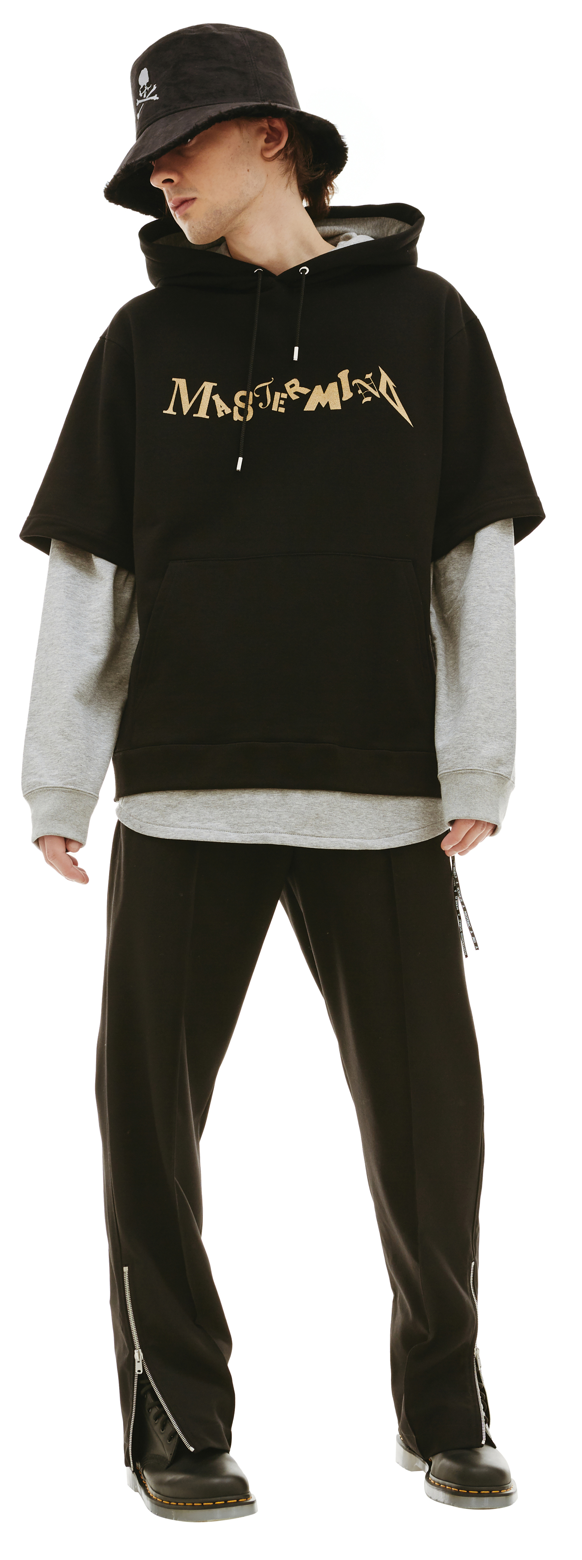 Mastermind WORLD Комбинированное худи с логотипом