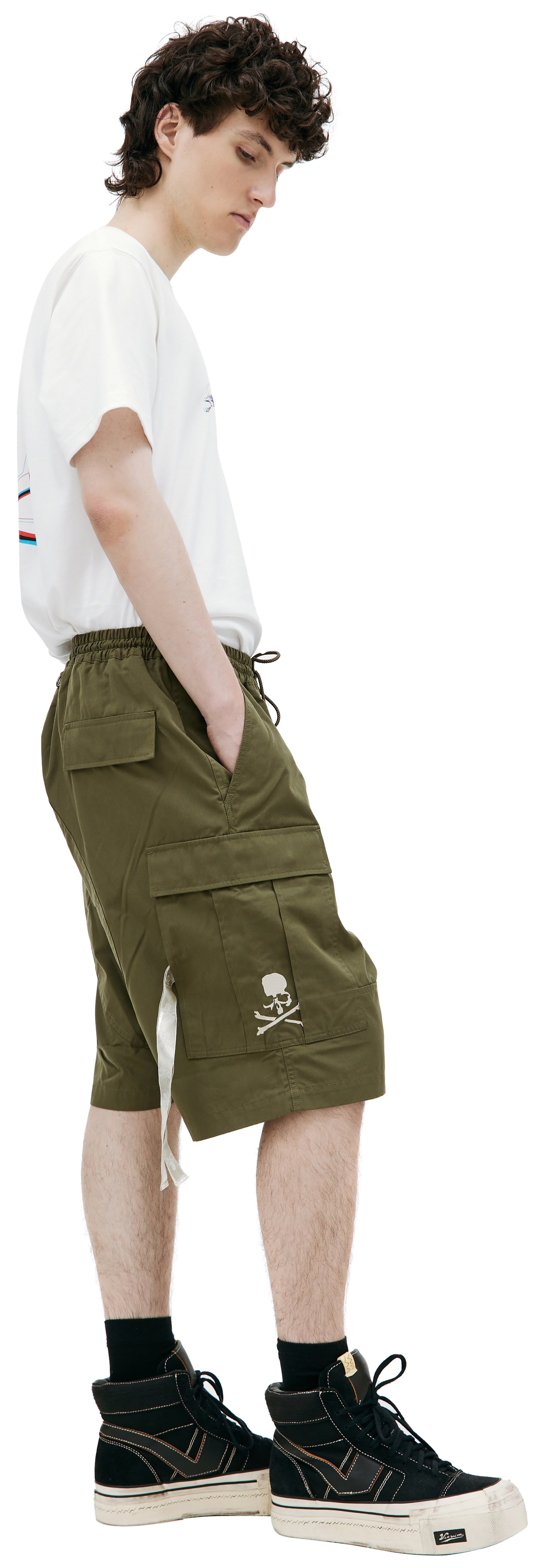 Mastermind WORLD Шорты карго с лентами