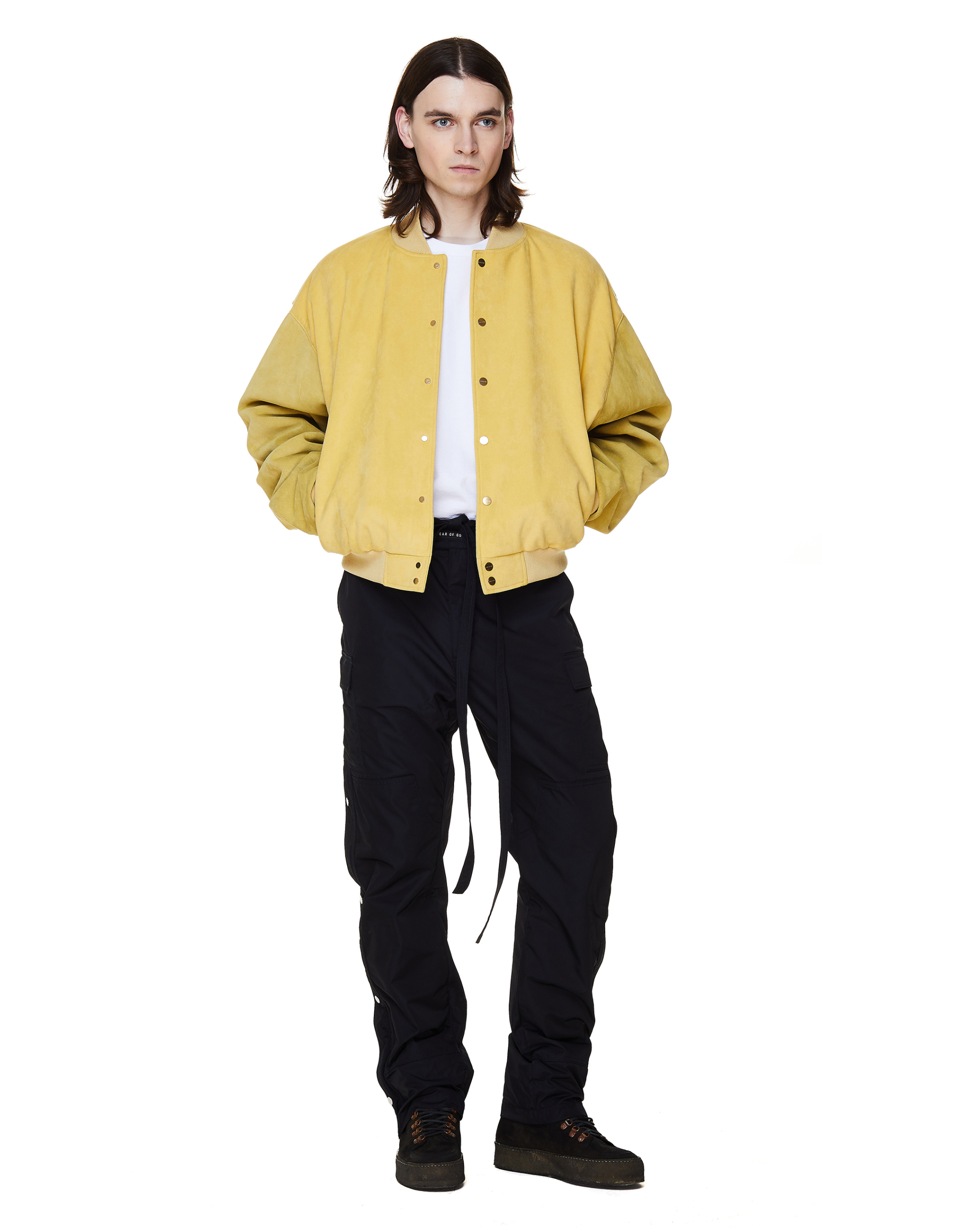 Fear of God Черные брюки с кнопками по бокам