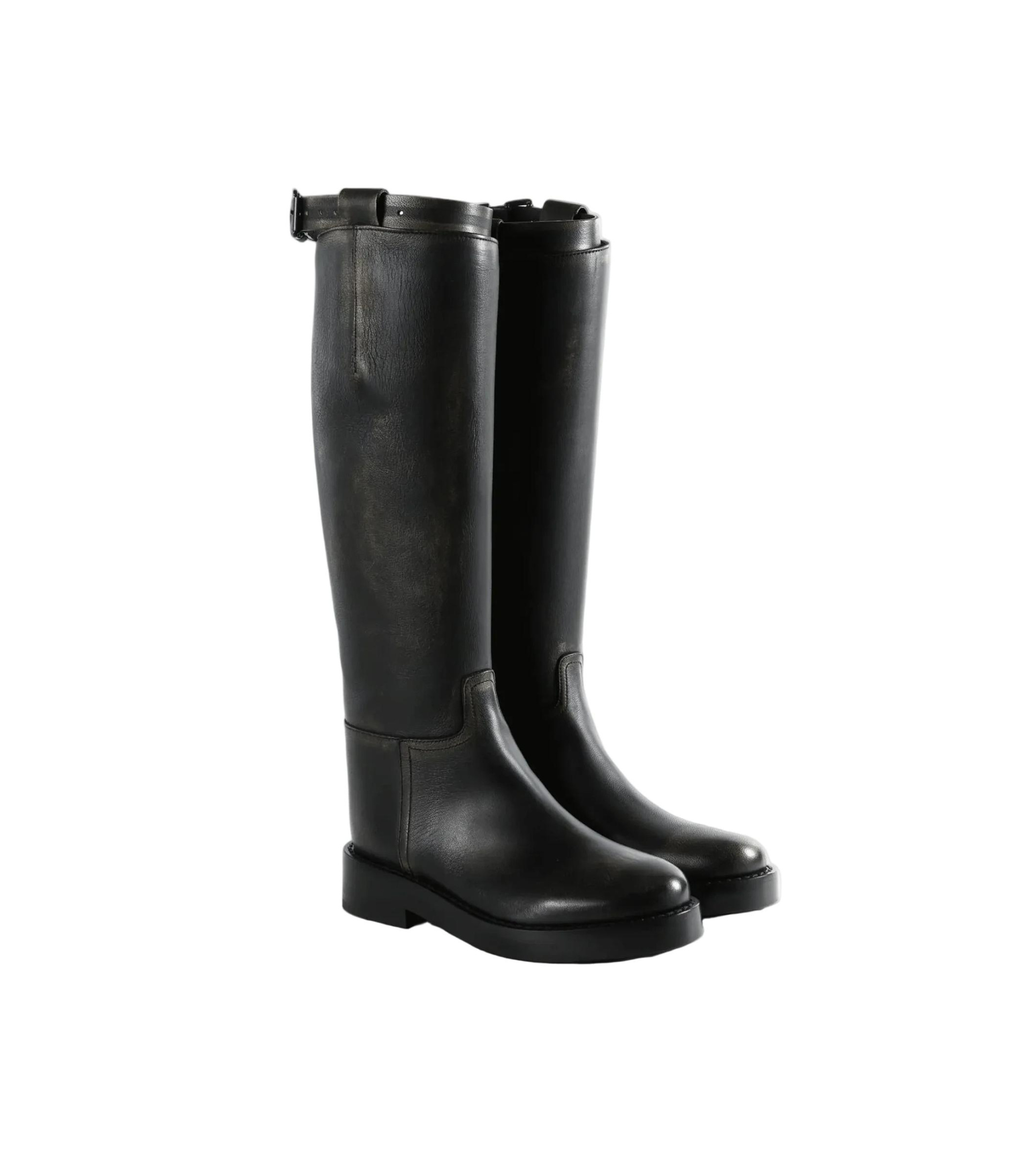 Ann Demeulemeester Кожаные сапоги STAN RIDING