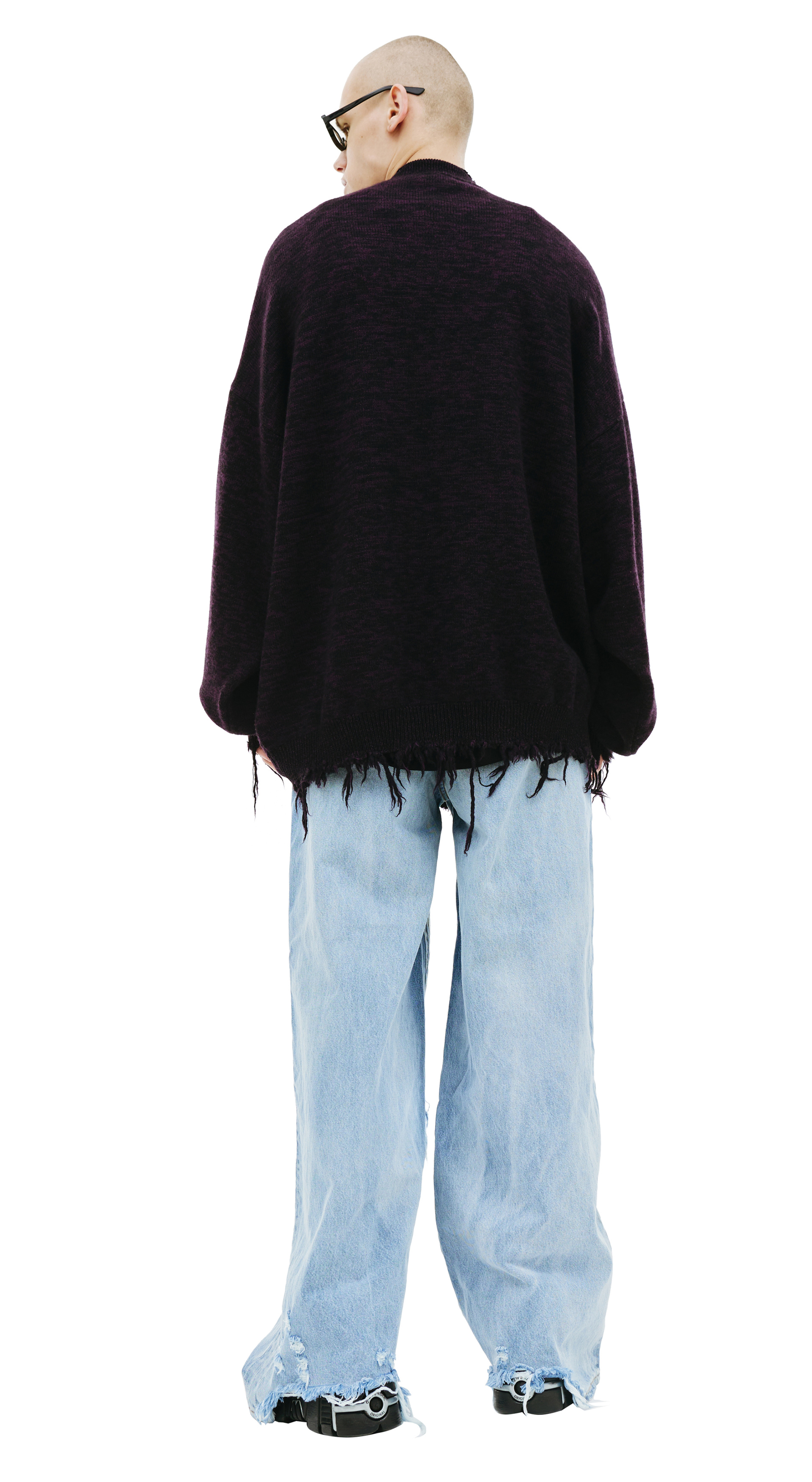 VETEMENTS Шерстяной свитер с принтом Afterlife