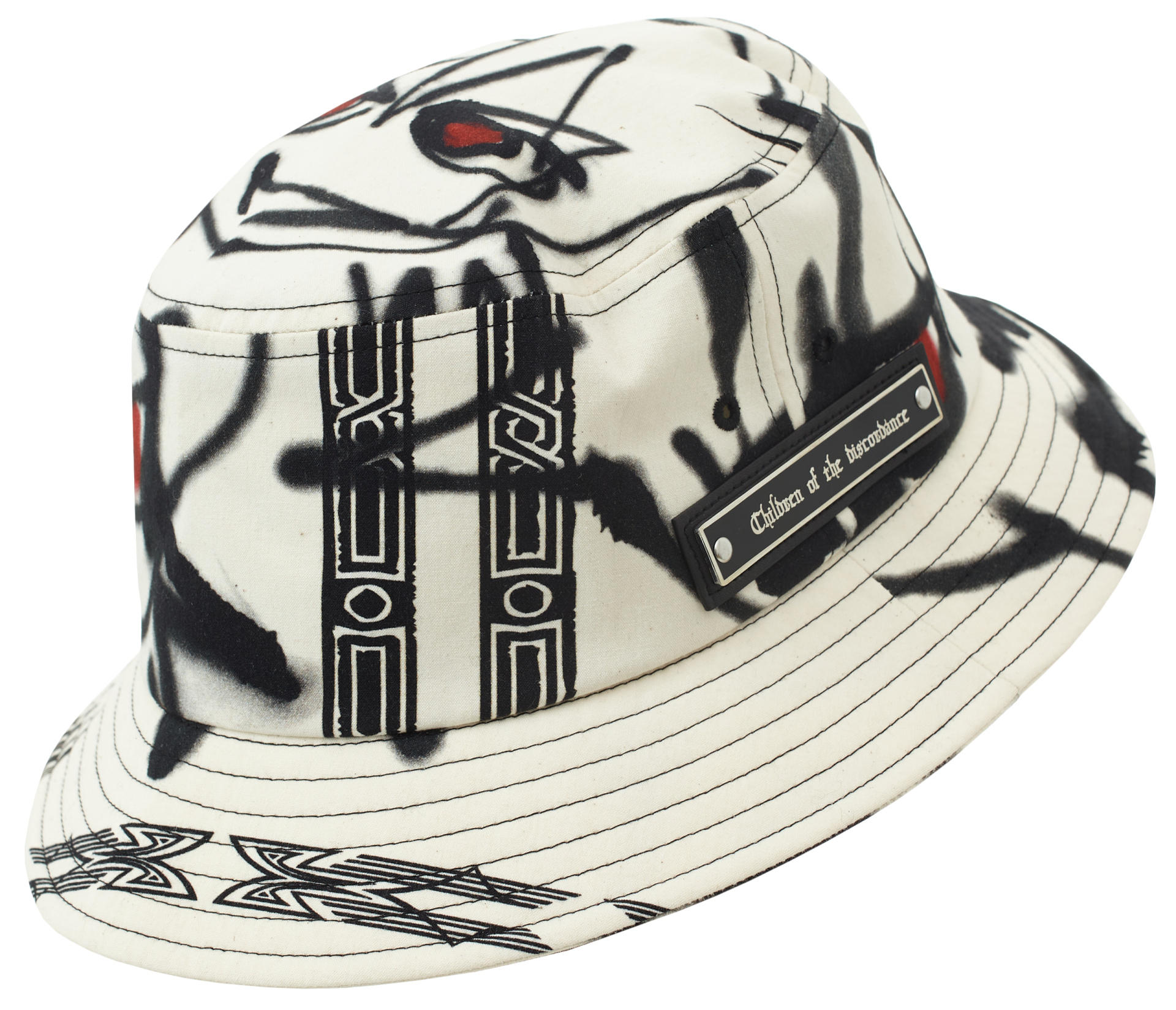 Children of the discordance Панама с граффити принтом