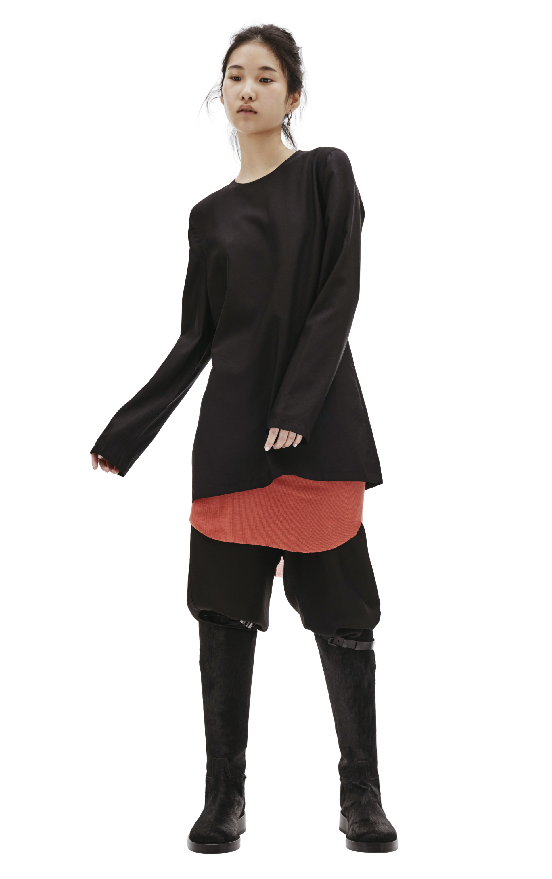 Ann Demeulemeester Топ из шерсти и шелка