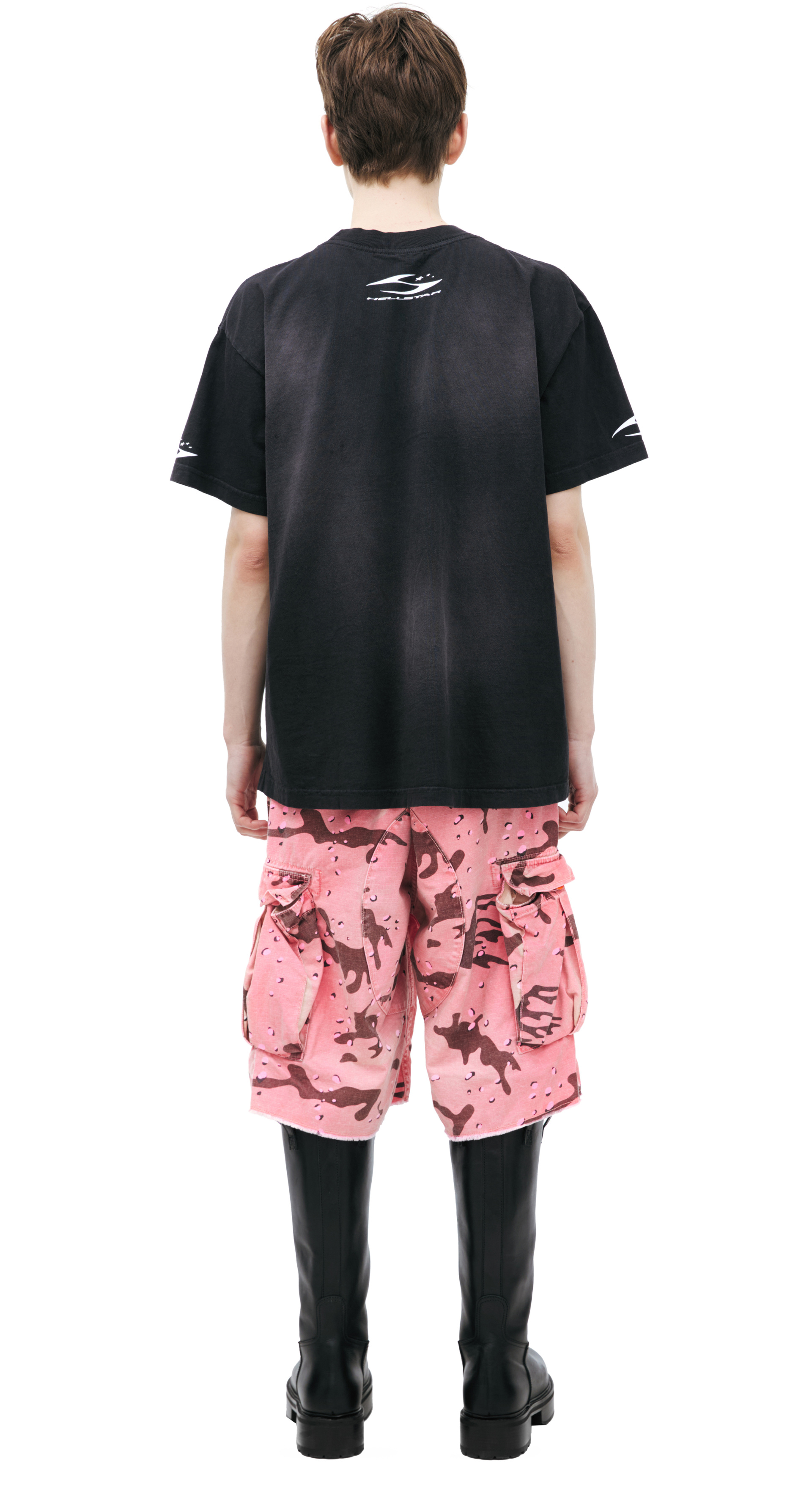 Hellstar Черная футболка с логотипом