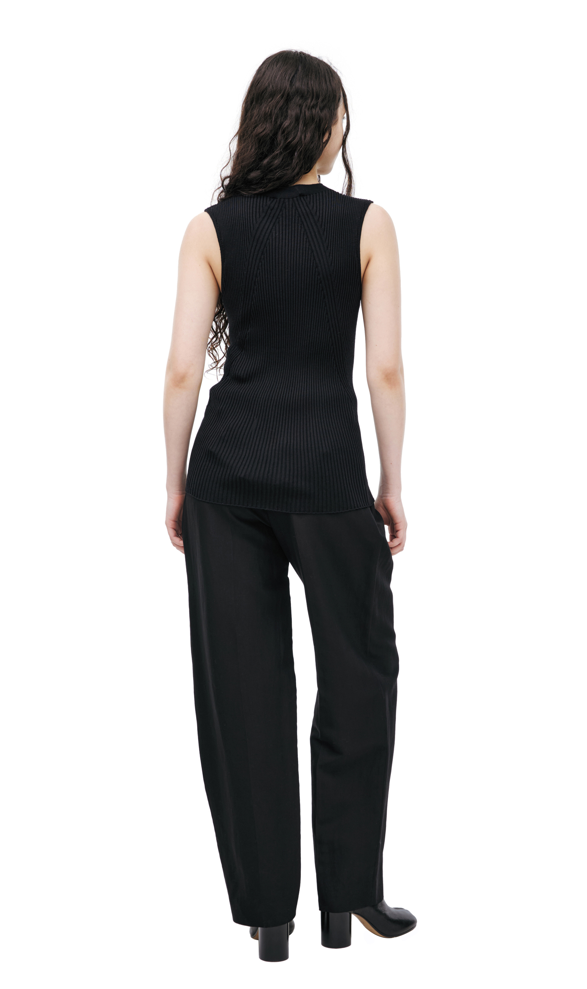 Jil Sander Удлиненный топ из шерсти