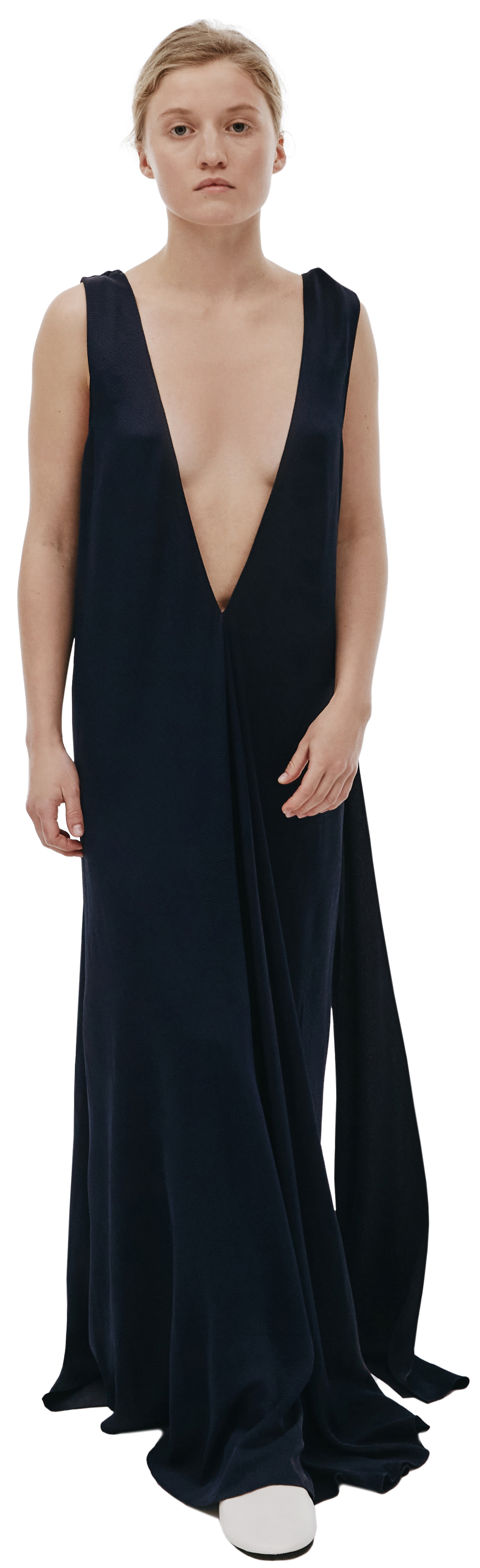 The Row Длинное платье Remi с завязками на спине