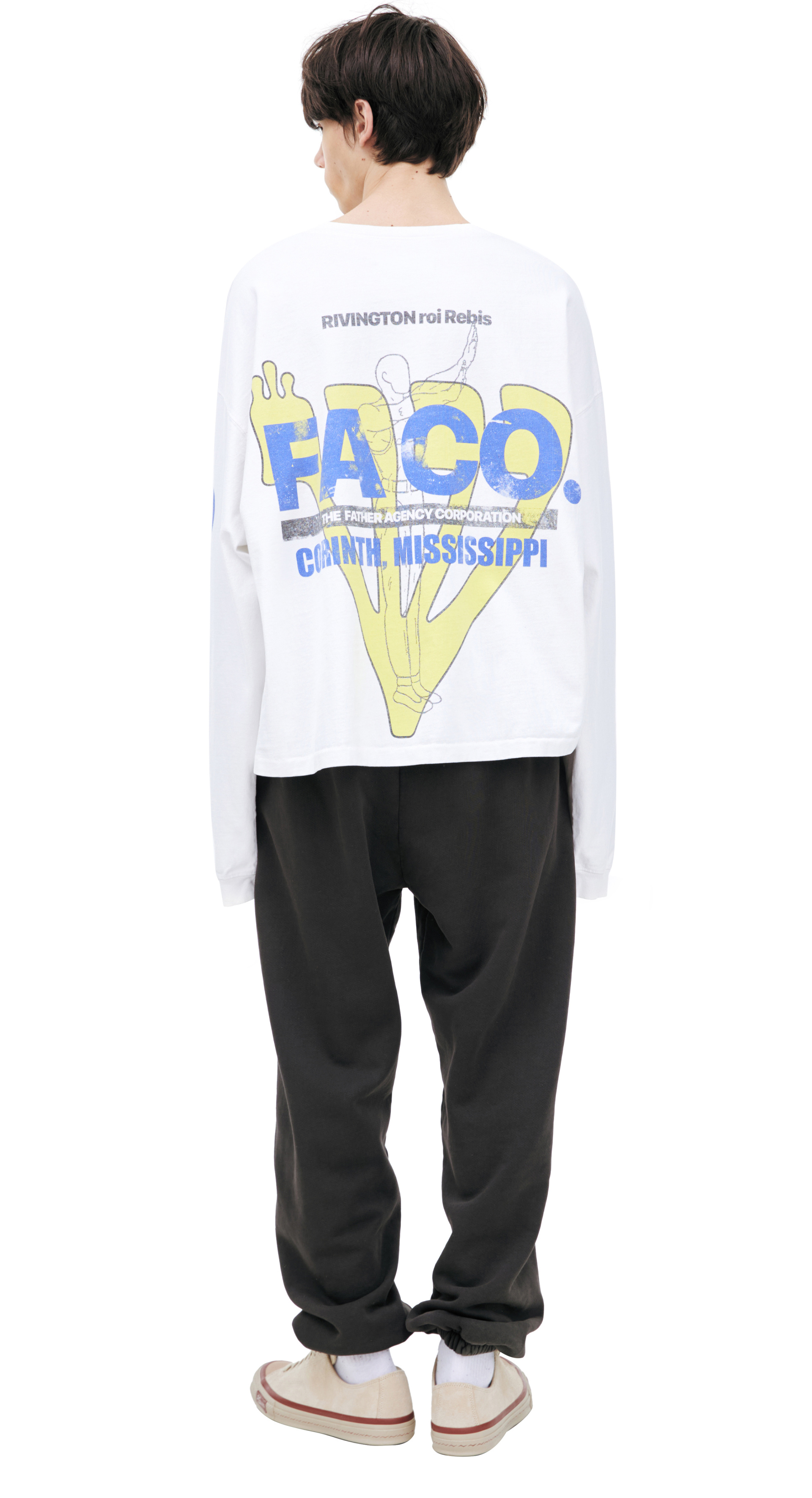 RRR123 Лонгслив с принтом