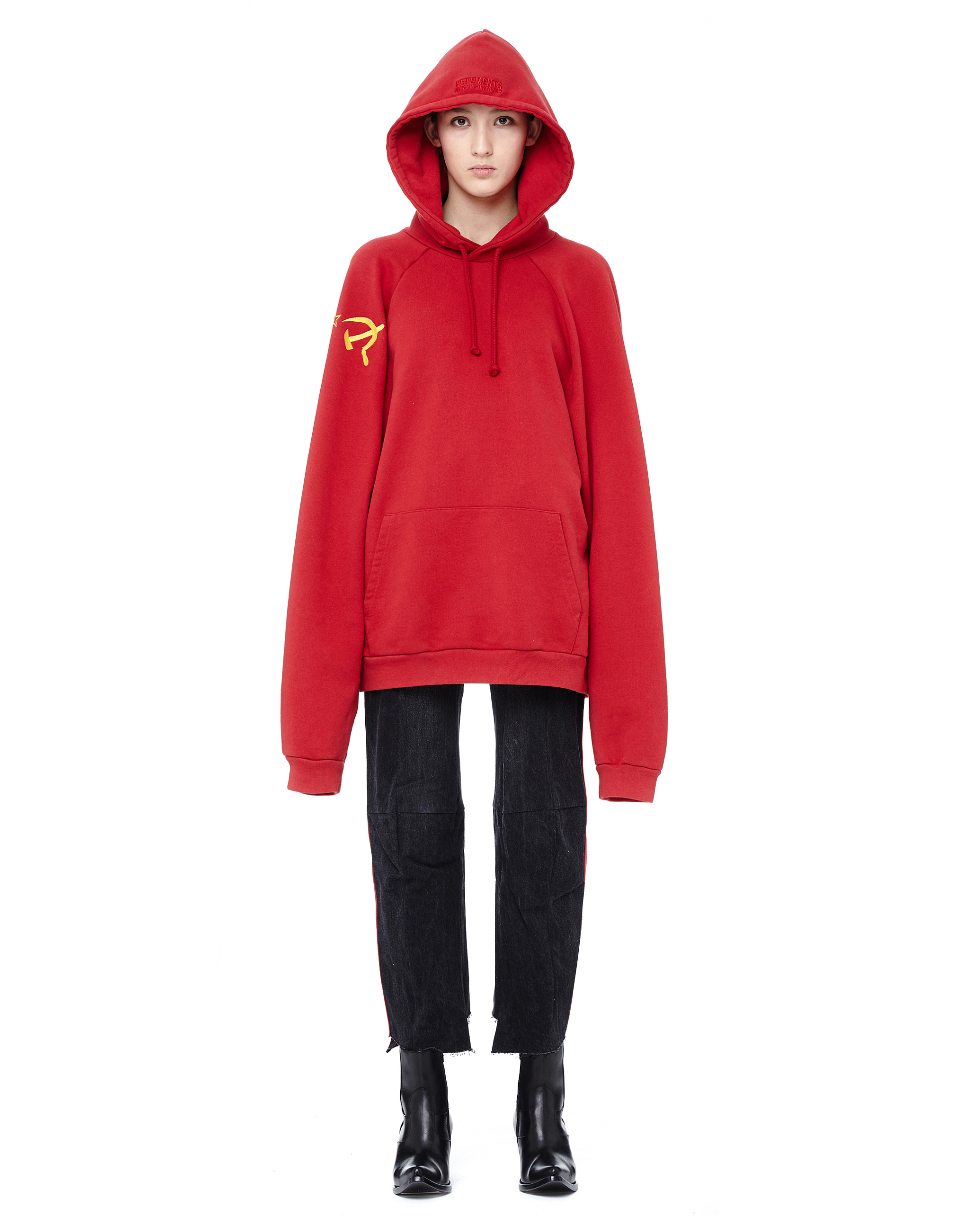 VETEMENTS Хлопковая толстовка