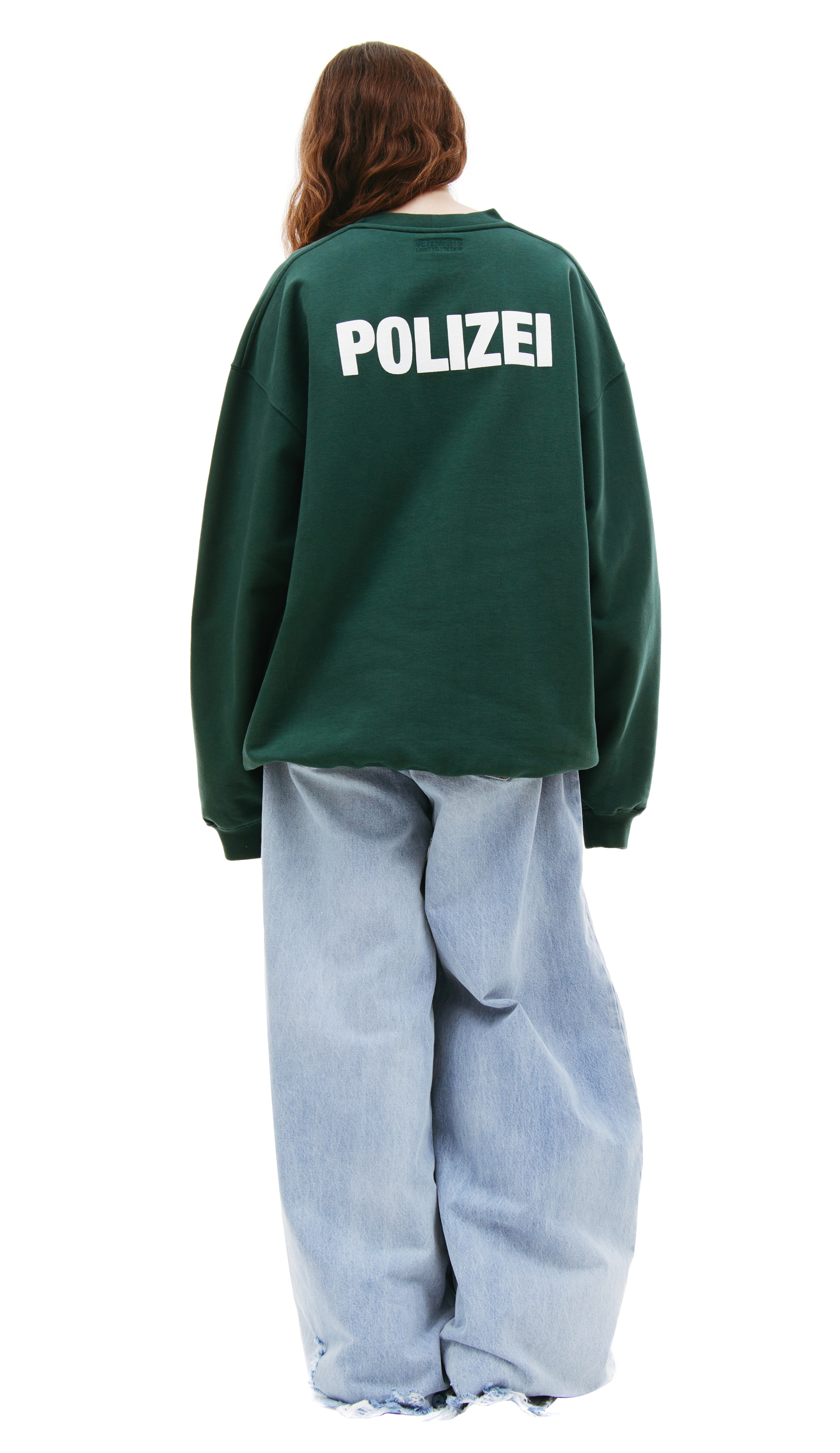 VETEMENTS Свитшот с принтом Polizei