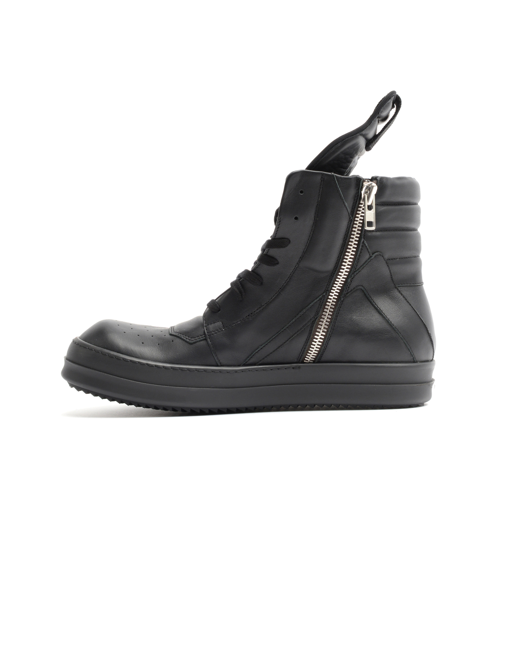 Rick Owens Высокие кожаные кеды