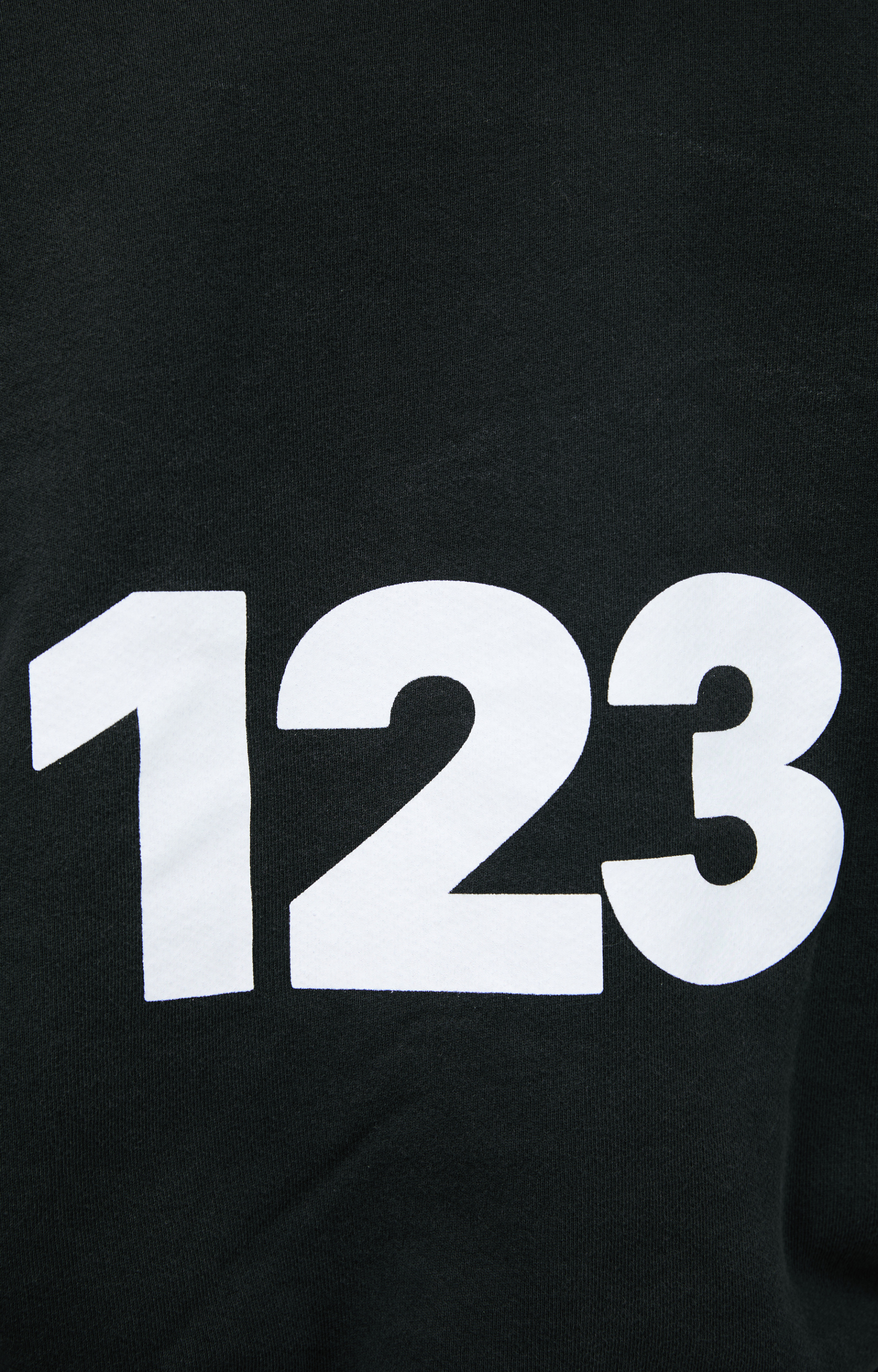 RRR123 Черное худи с принтом