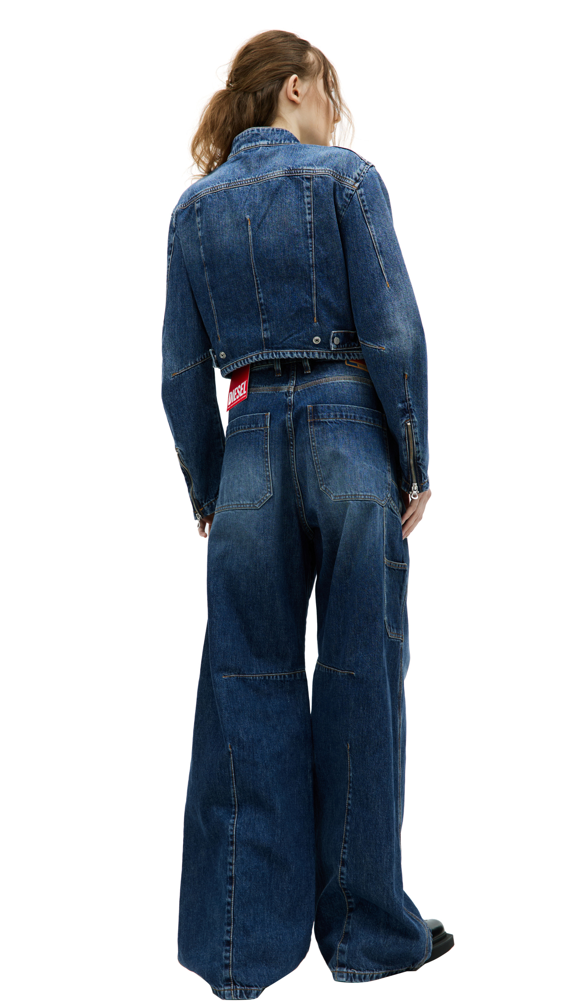 Diesel Джинсовая куртка на молнии