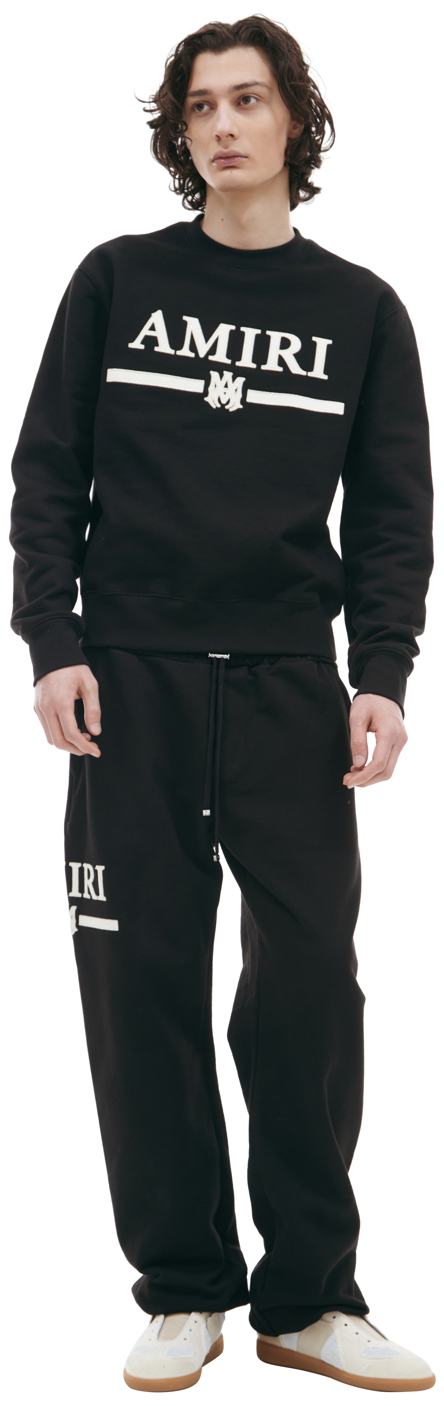 AMIRI Черный свитшот с логотипом