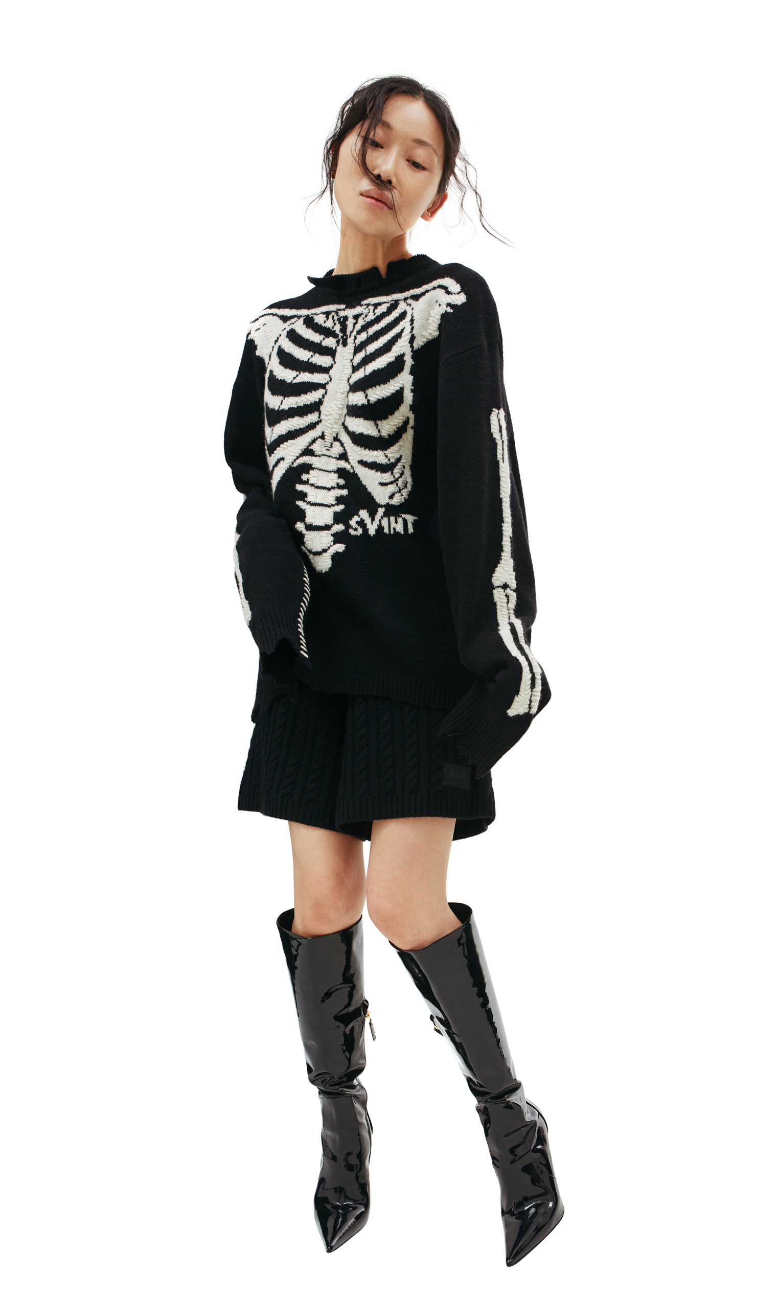 Saint Michael Шерстяной свитер Saint Michael x VLONE