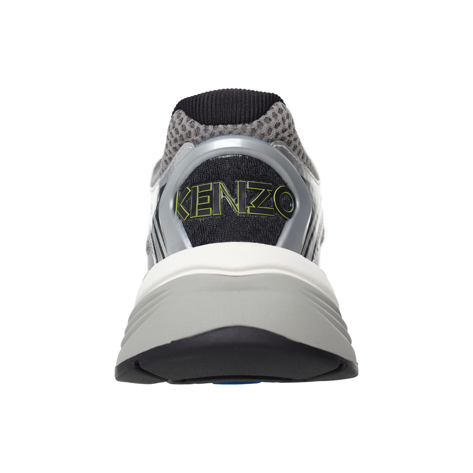 KENZO Серебристые кроссовки с логотипом