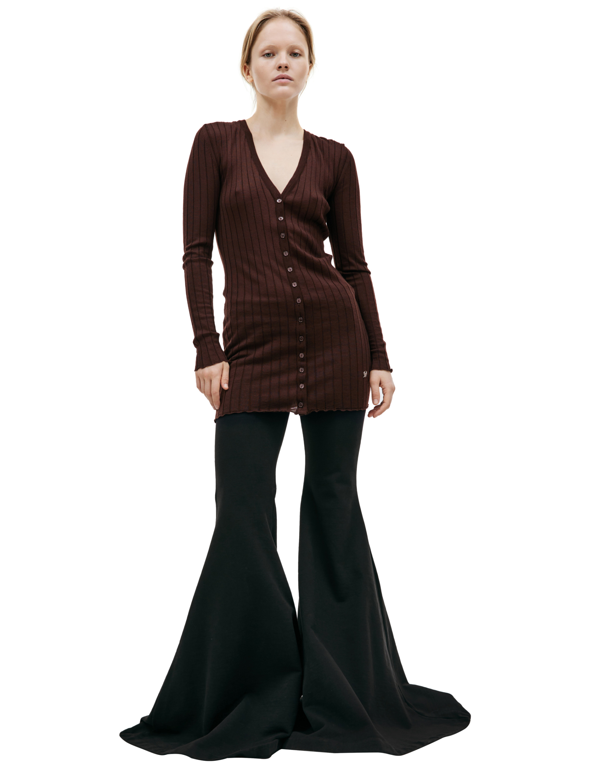 Blumarine Удлиненный кардиган из шерсти