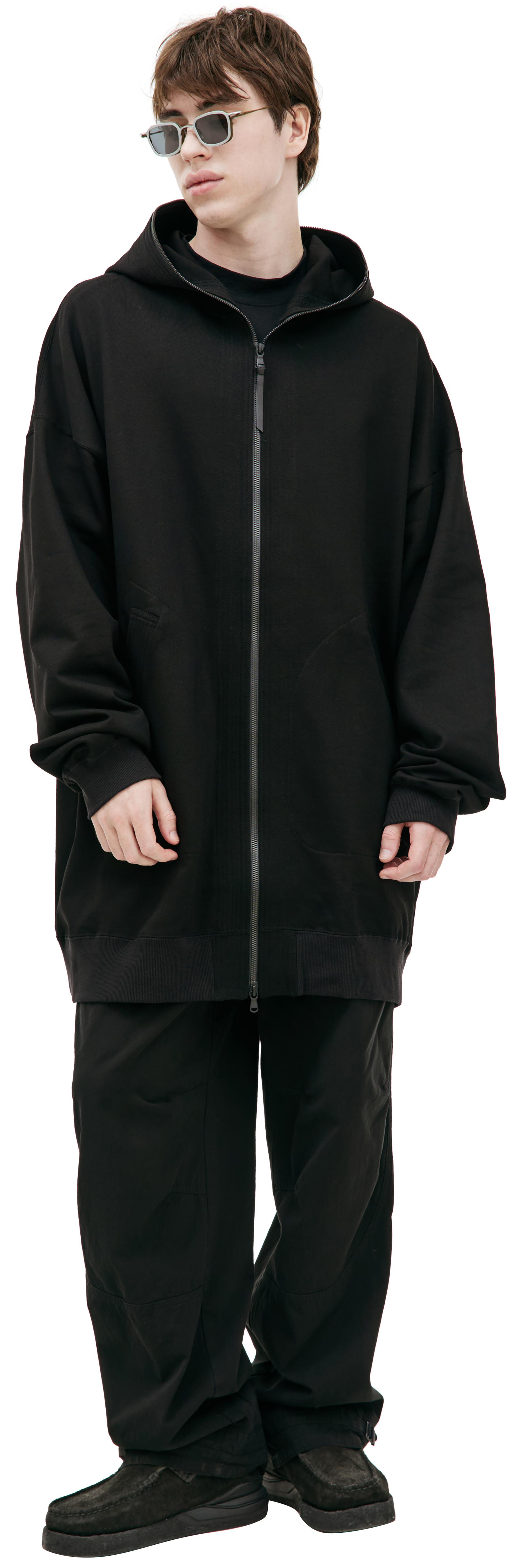 The Viridi-Anne Оверсайз худи на молнии