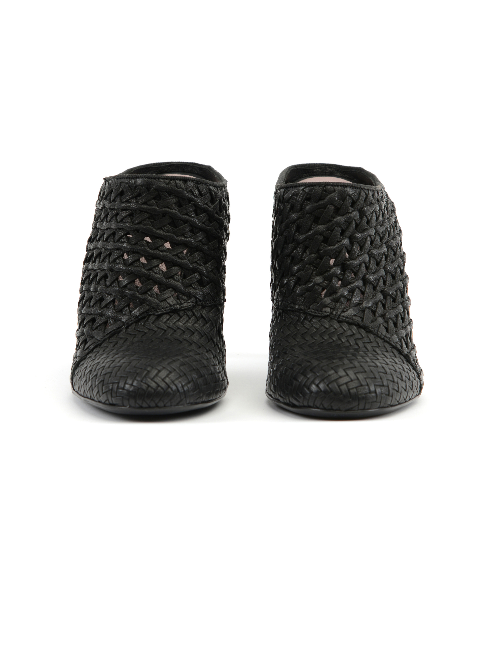 Haider Ackermann Плетеные кожаные мюли на каблуке