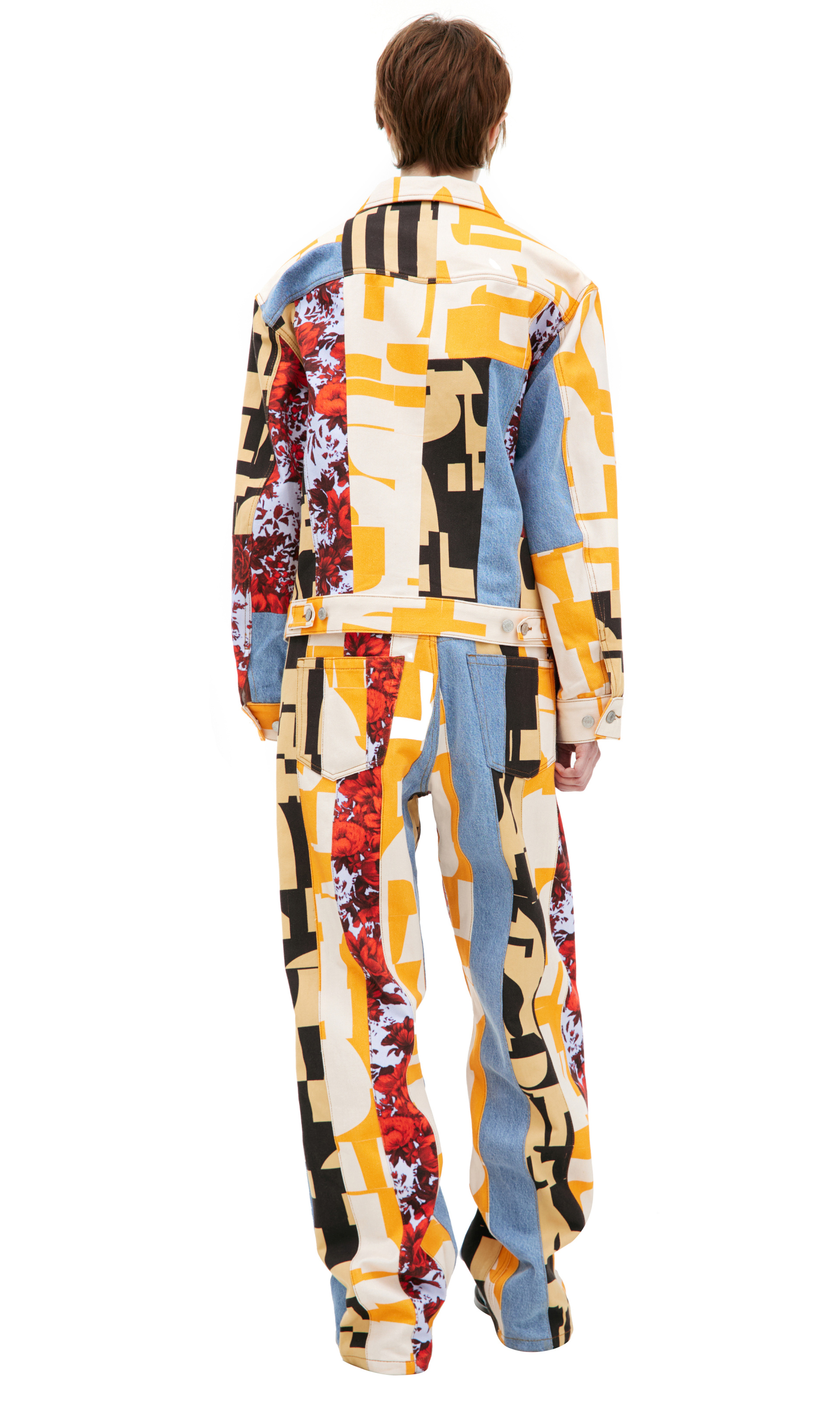 Dries Van Noten Куртка в стиле пэтчворк