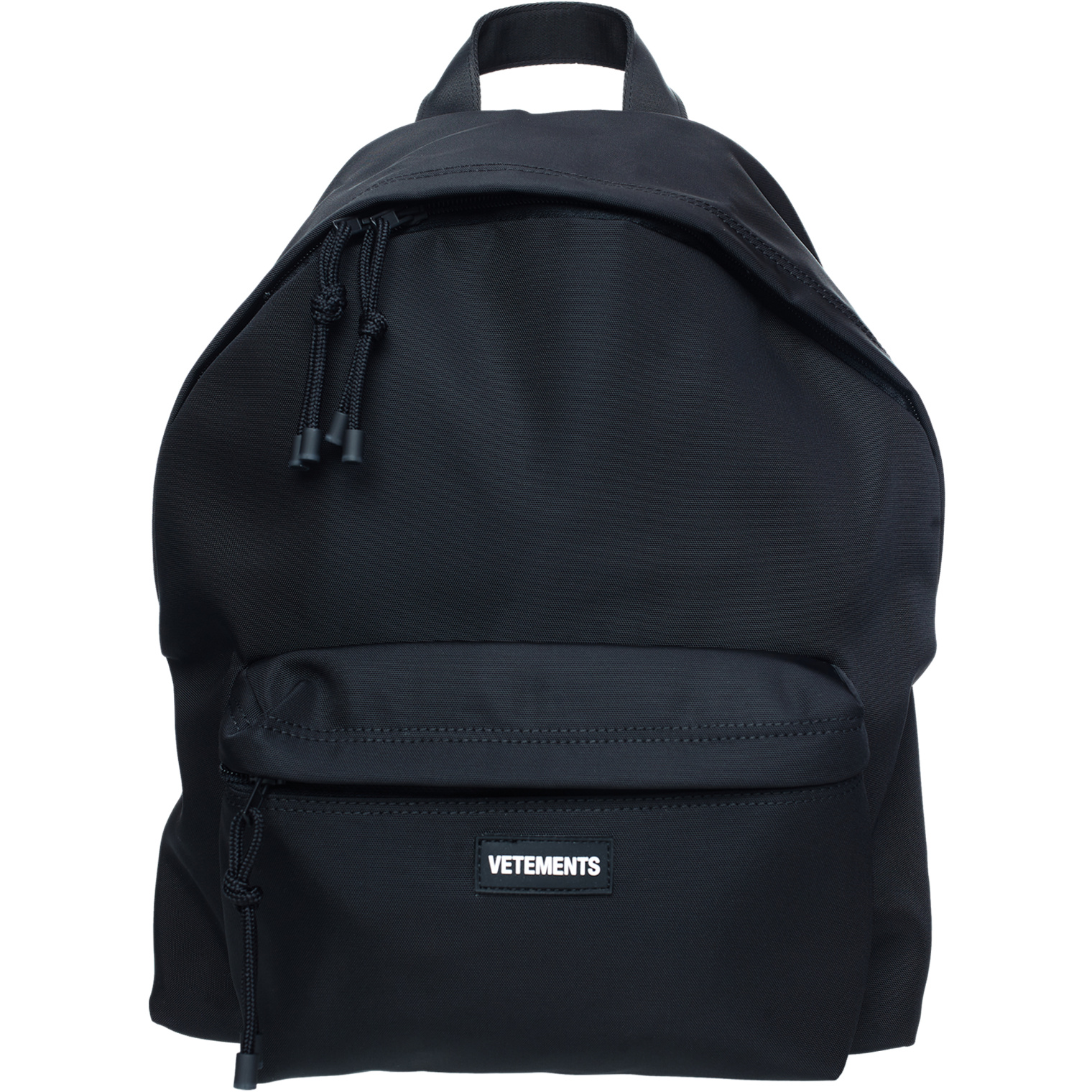 VETEMENTS Черный рюкзак с логотипом