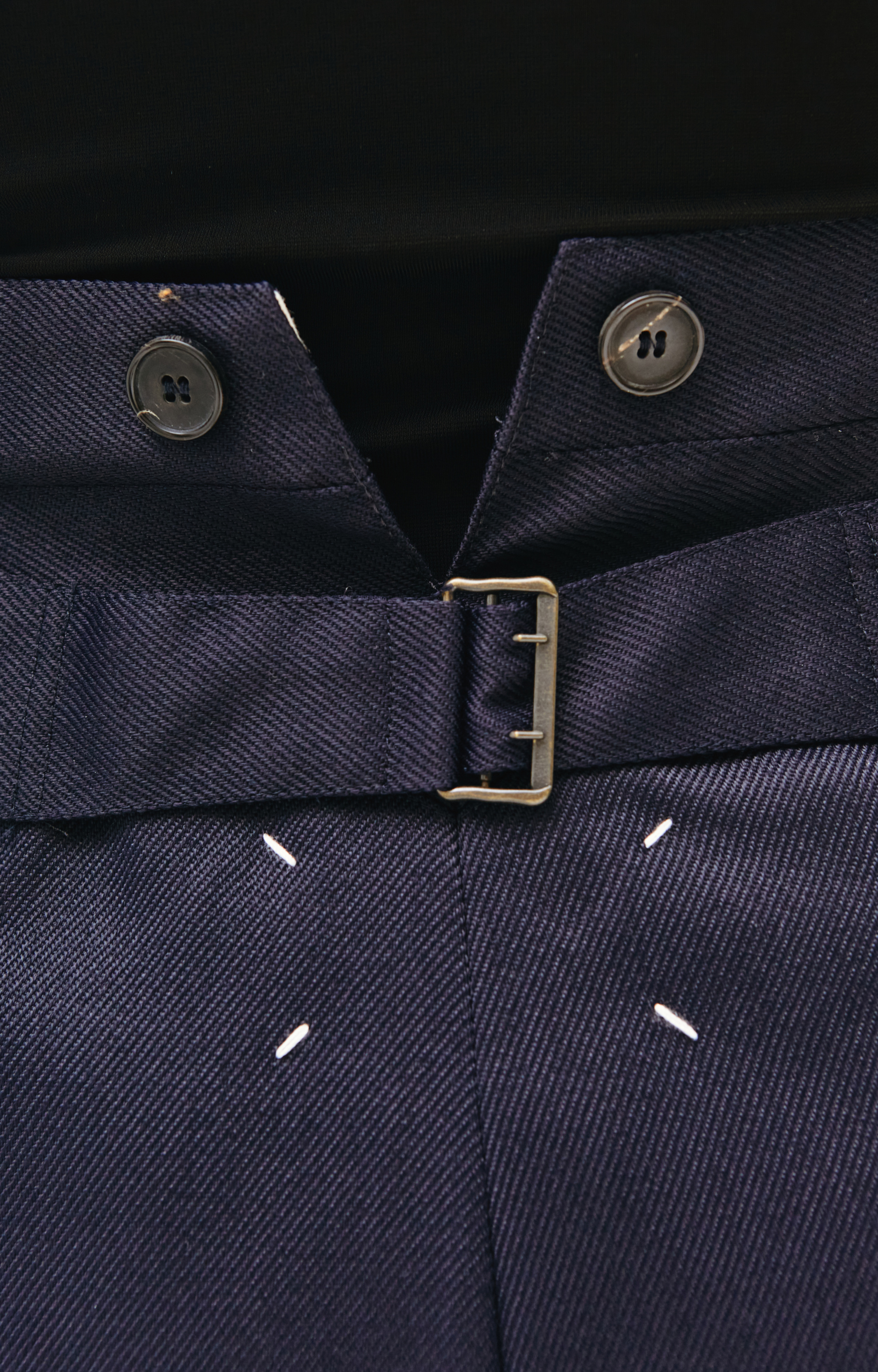 Maison Margiela Брюки прямого кроя со стрелками