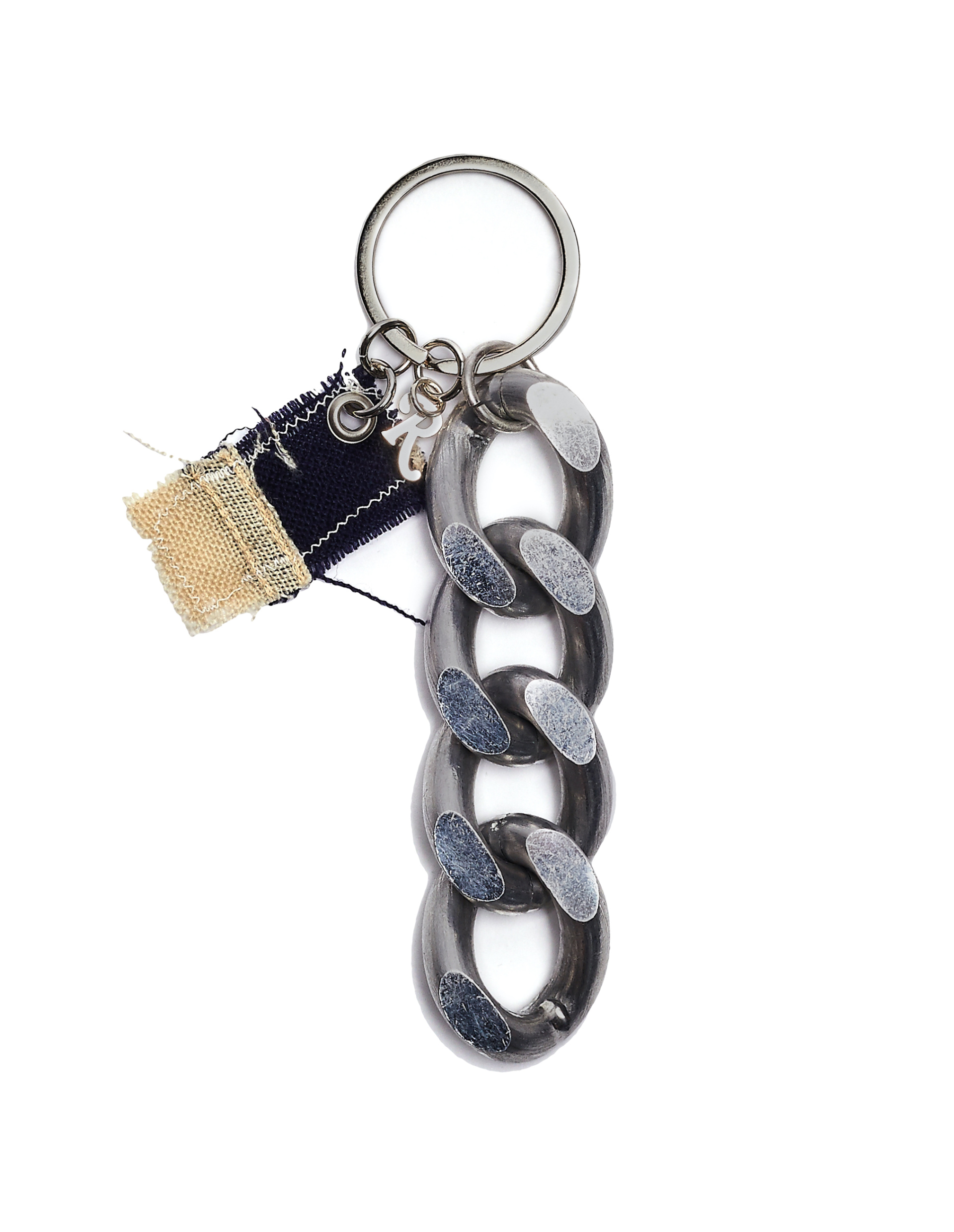 Raf Simons Брелок с серебристой цепью