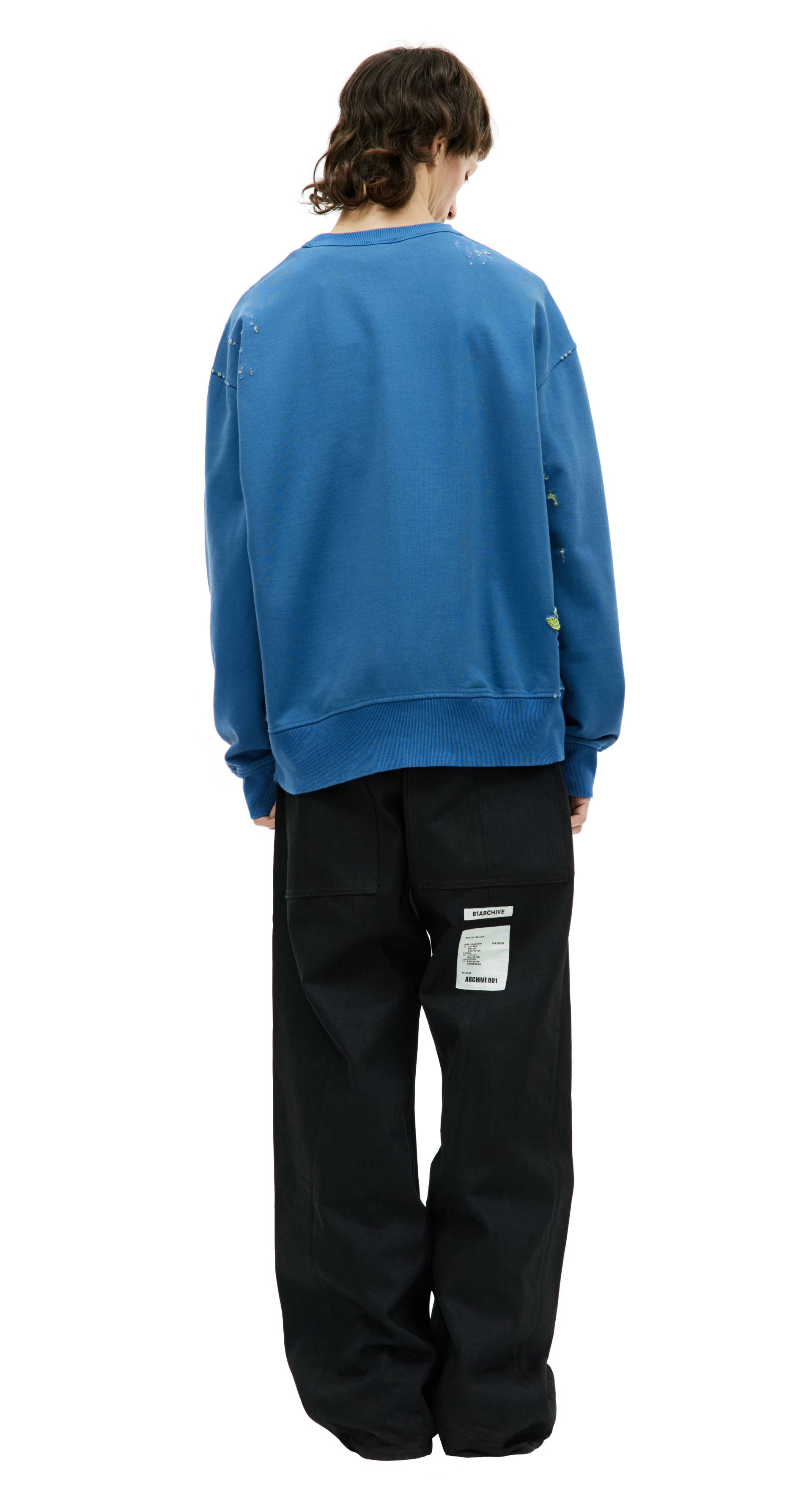 Diesel Рваный свитшот S-Macs