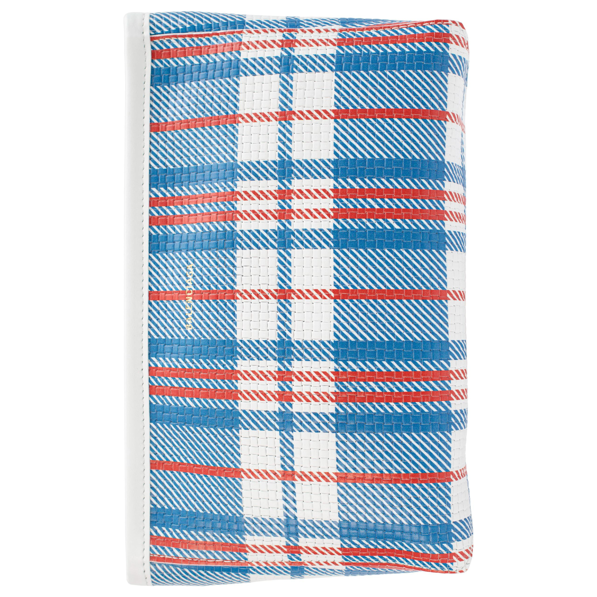 Balenciaga Нессесер Barbes Z в клетку