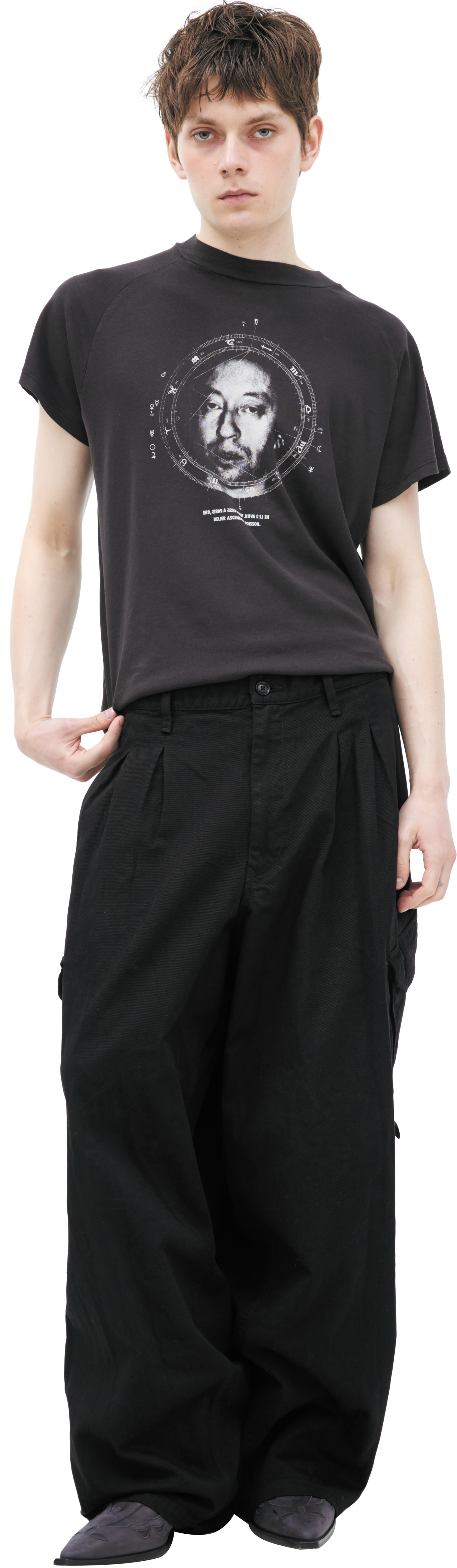 Yohji Yamamoto Широкие брюки карго
