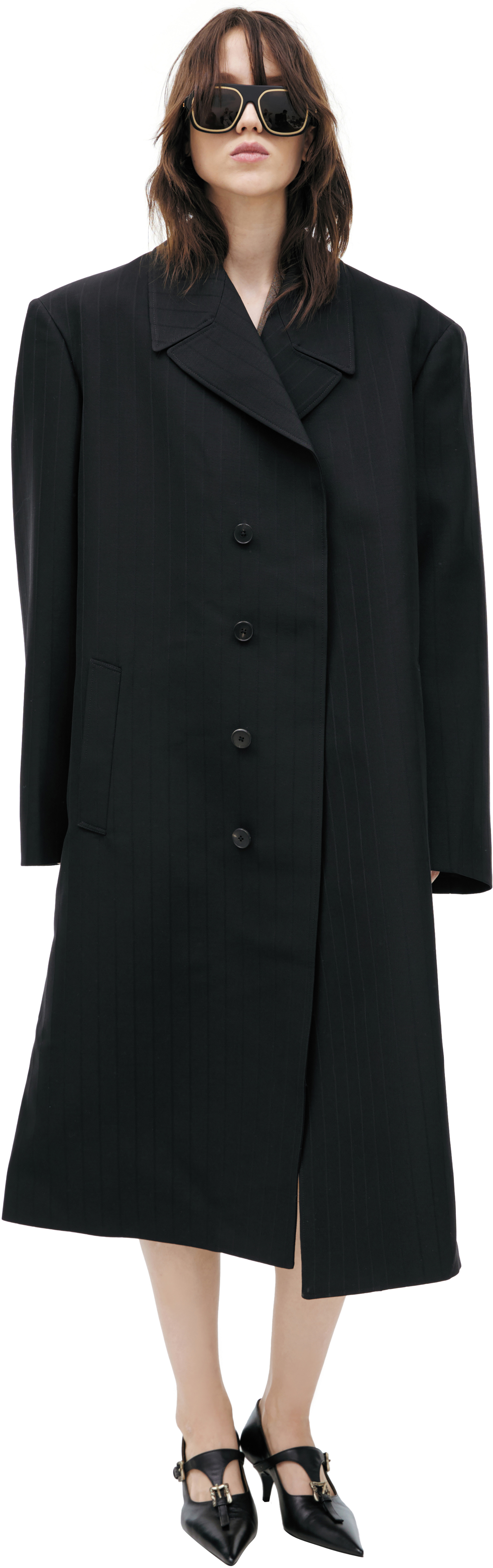 Enfants Riches Déprimés Костюмное пальто в полоску