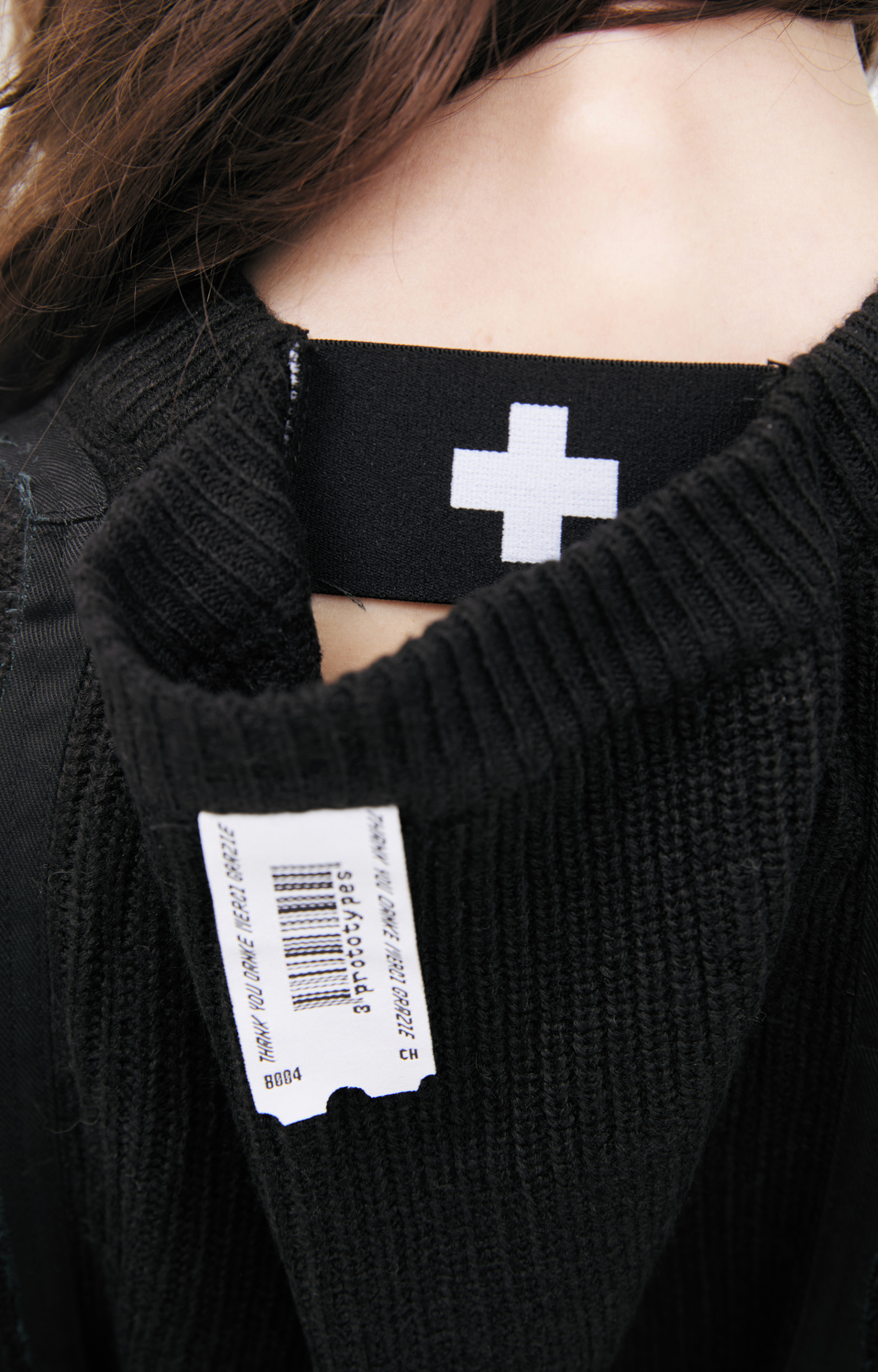 PROTOTYPES Свитер с контрастными швами