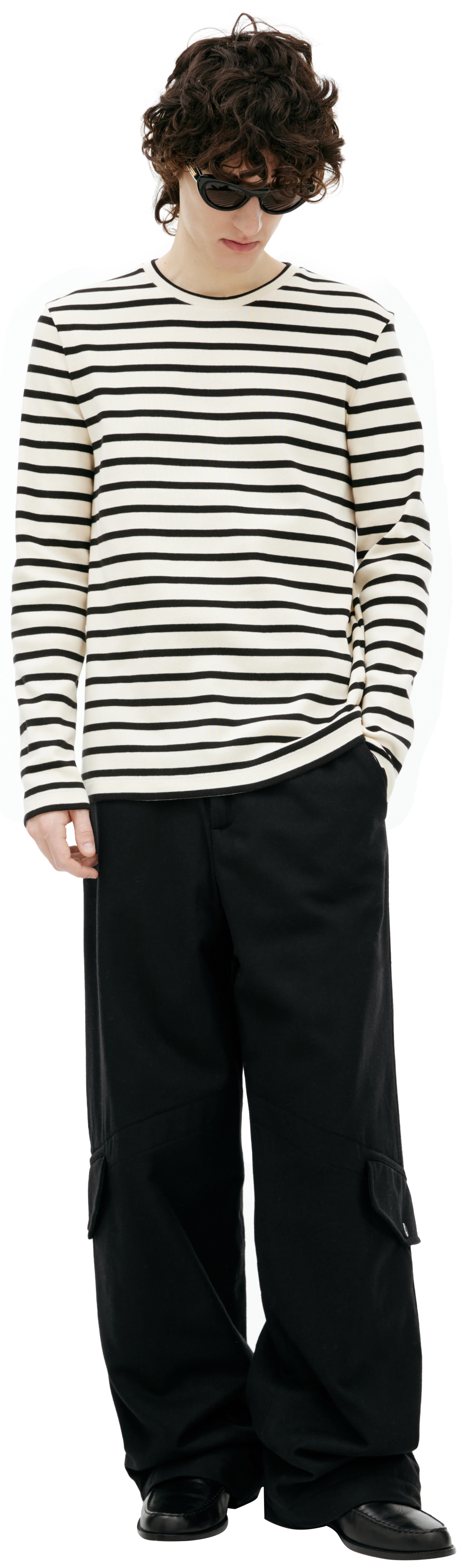 Jil Sander Лонгслив в полоску