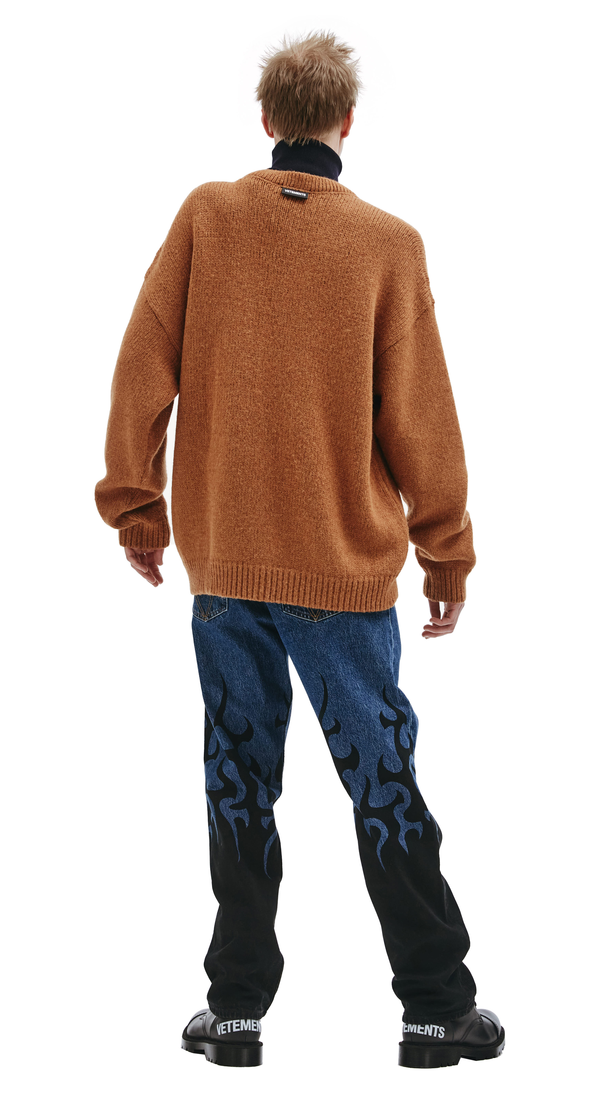 VETEMENTS Шерстяной кардиган с декоративными пуговицами