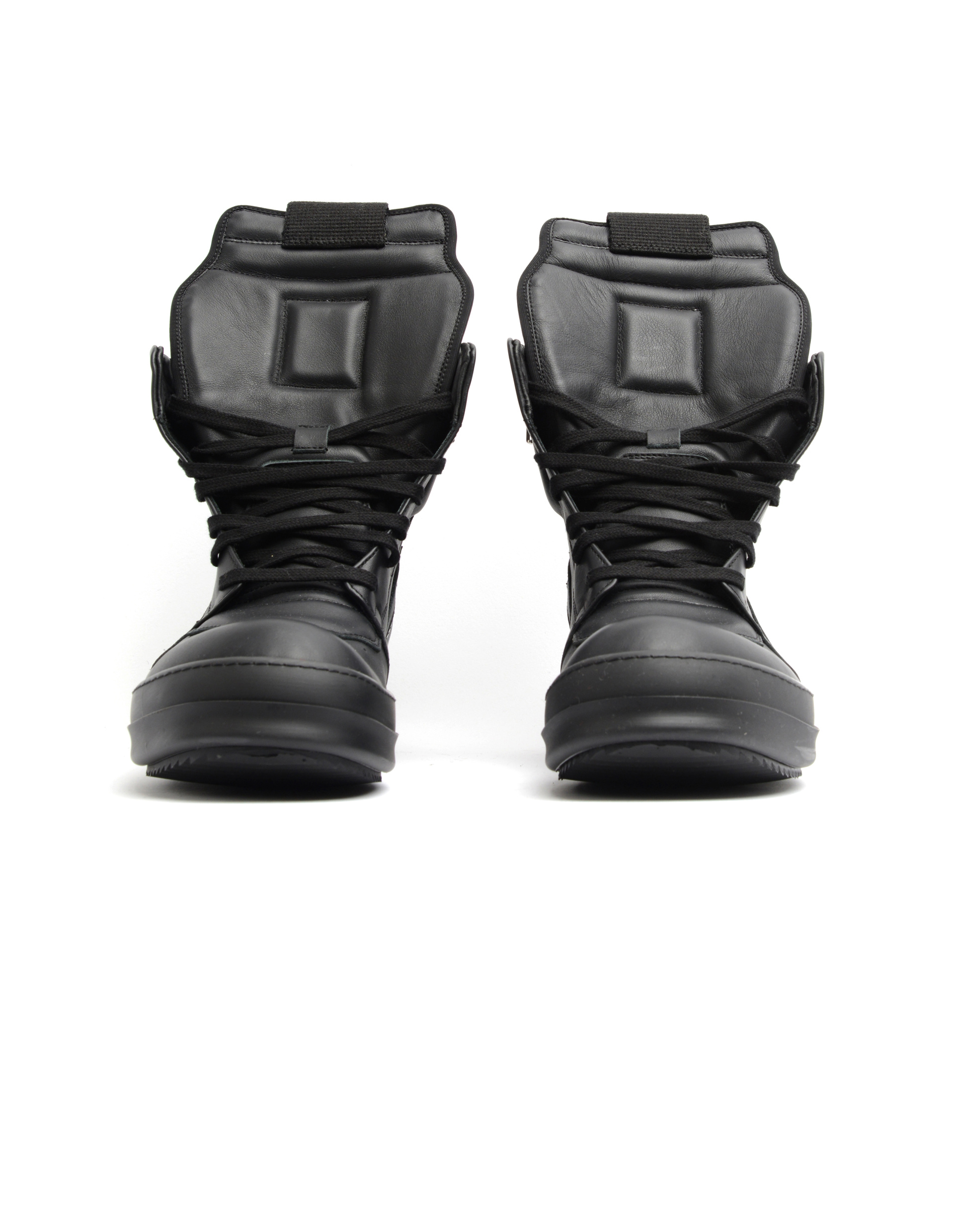 Rick Owens Высокие кожаные кеды