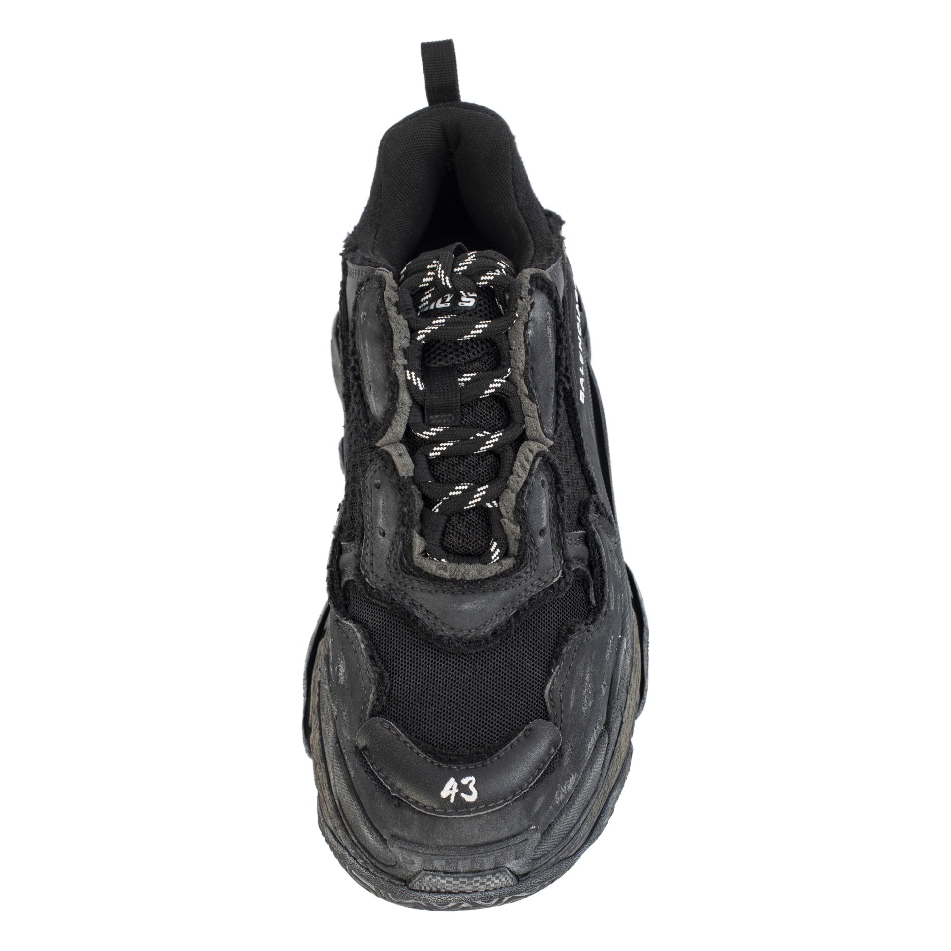 Balenciaga Черные кроссовки Triple S