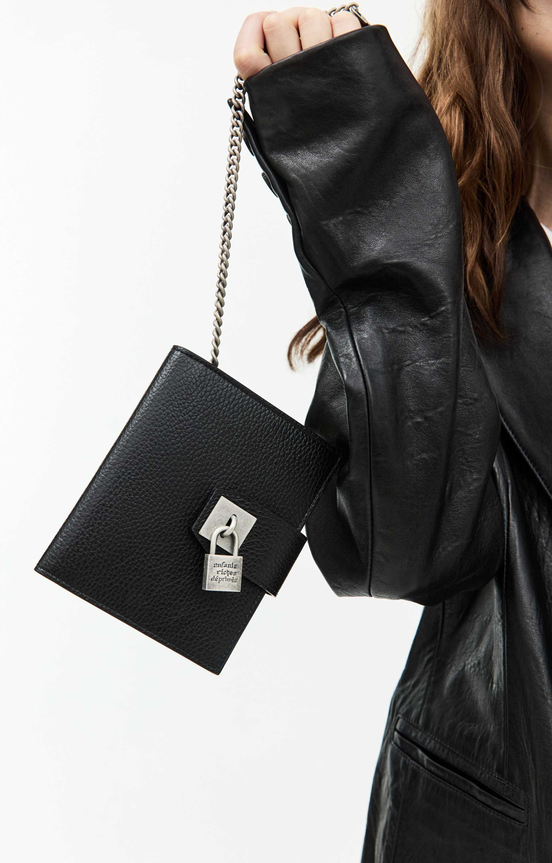 Enfants Riches Déprimés Однобортный жакет из кожи