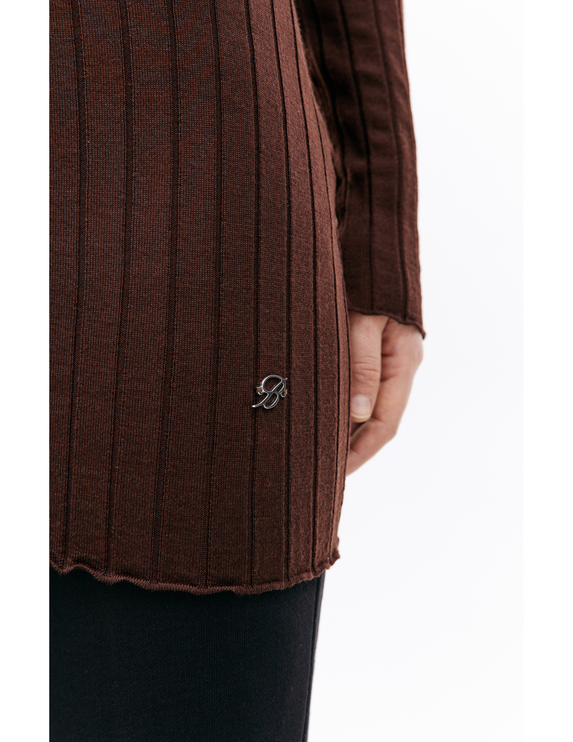 Blumarine Удлиненный кардиган из шерсти